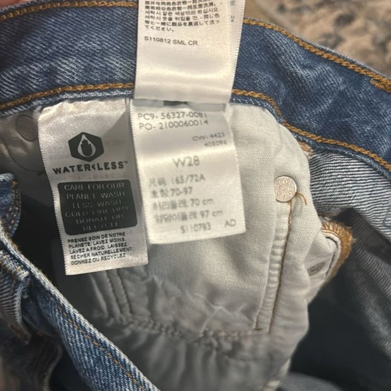 Levi's Levi’s Premium Distressed High Rise Denim Shorts W28 Size 28" / US 6 / IT 42 - 3 Thumbnail