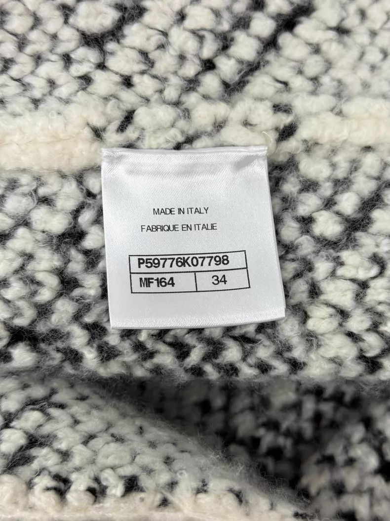 Chanel Chanel Black and white plaid cashmere knitted cardigan jac Size XXS / US 00 / IT 34 - 5 Thumbnail