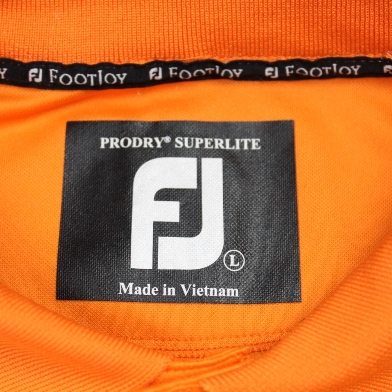 Footjoy FootJoy Prodry Superlite Polo Shirt Mens Large Orange 100% Polyester Golf S/S Regular Fit Footjoy Model Prodry Superlite Men’s Large Shirt Size US L / EU 52-54 / 3 - 6 Thumbnail