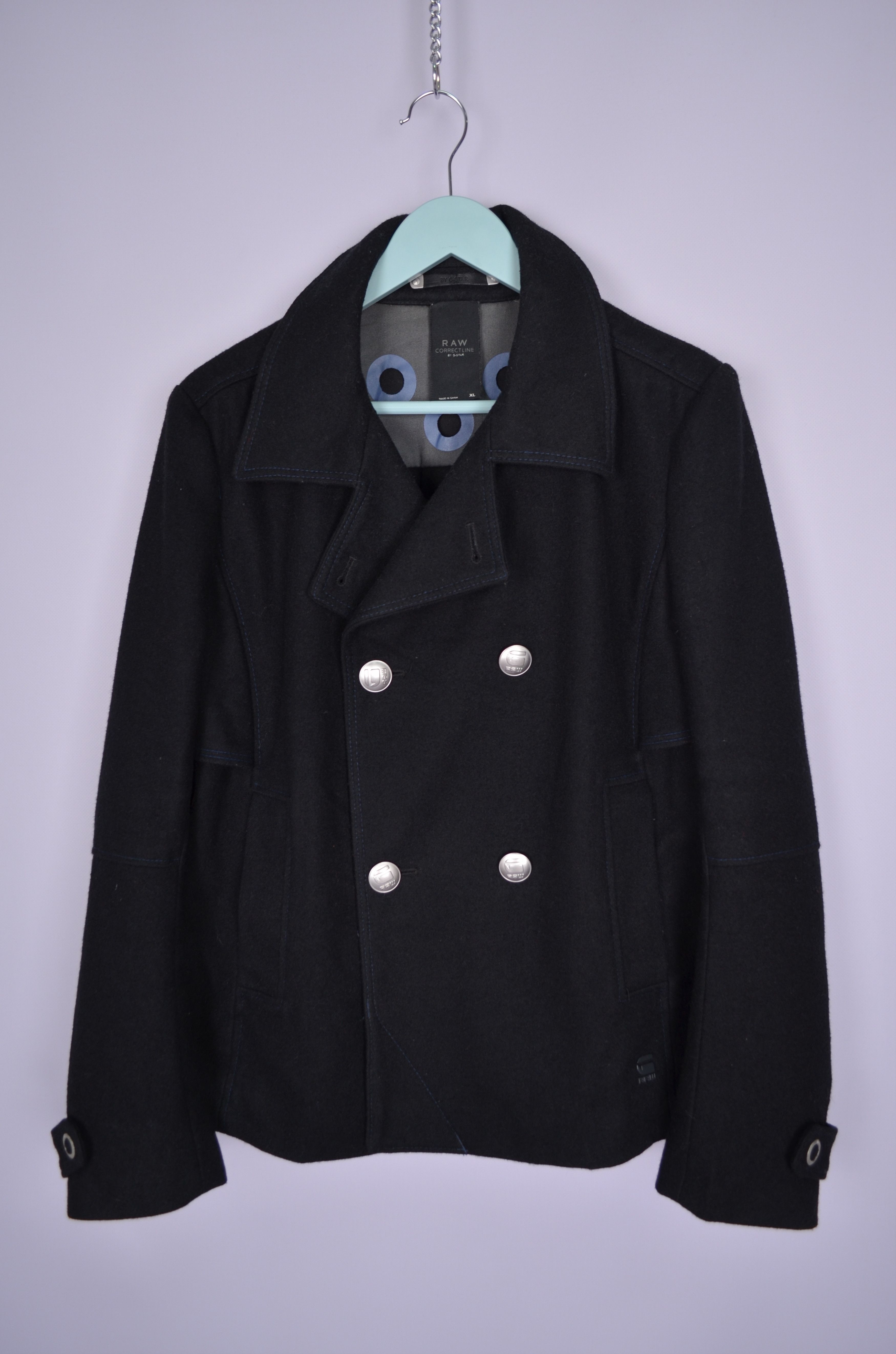 Designer × G-Star G-Star CL P-Coat Double Breasted Wool Coat Jacket Size XL Size XL / US 12-14 / IT 48-50 - 1 Thumbnail