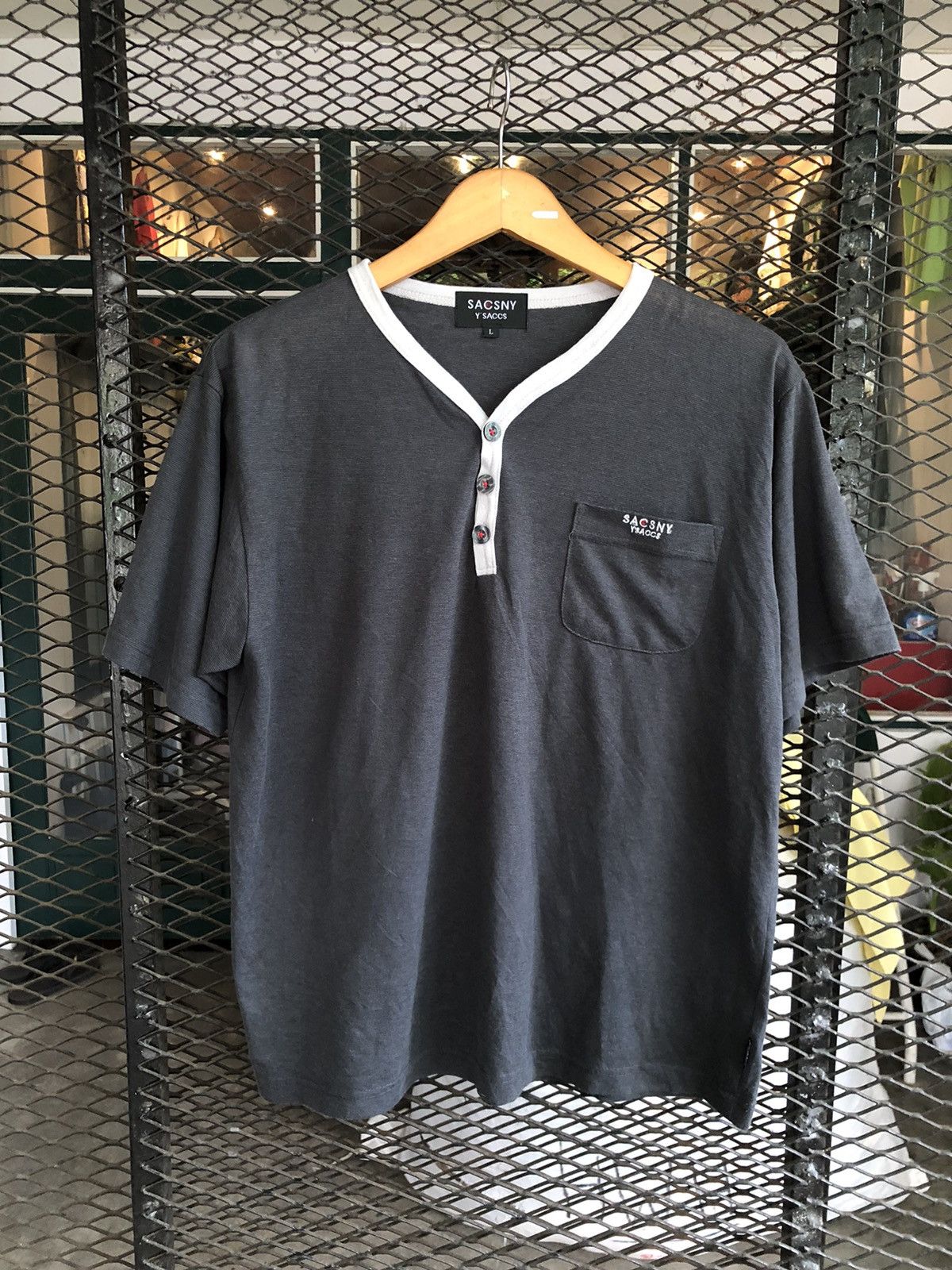 Japanese Brand × Yohji Yamamoto SACSNY Y’SACCS BY YOHJI YAMAMOTO SHIRT Size US L / EU 52-54 / 3 - 1 Thumbnail