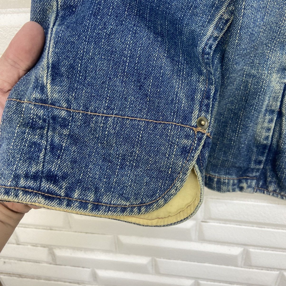 Japanese Brand Japanese Brand Never Seen Thing Denim Jacket Size US M / EU 48-50 / 2 - 6 Thumbnail