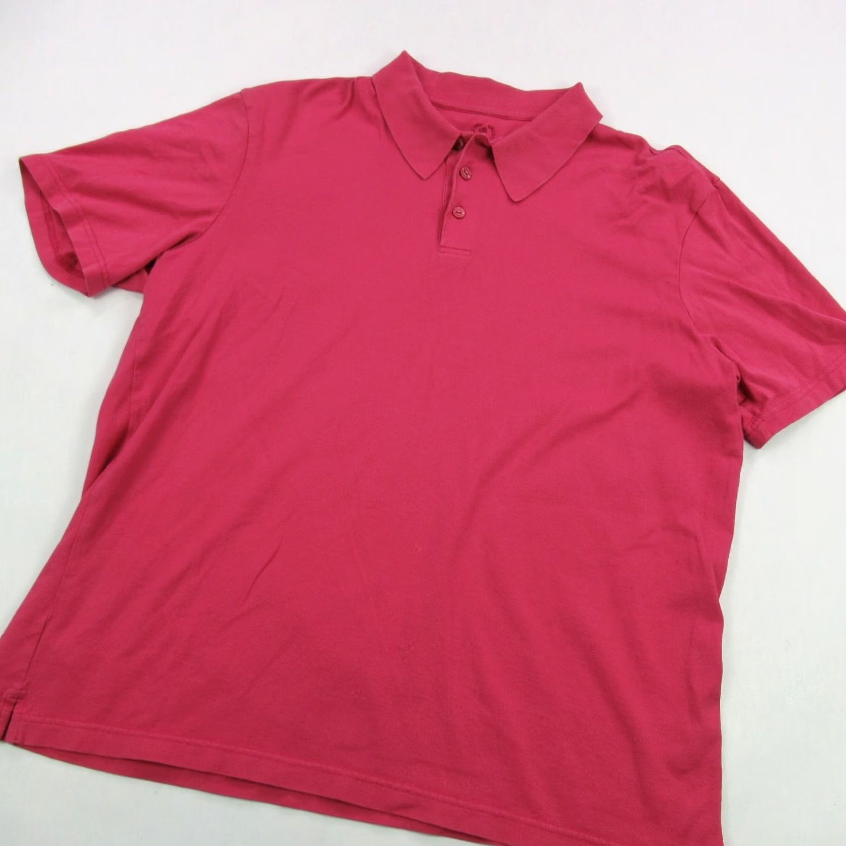 BUGATCHI BUGATCHI Polo Shirt Adult XL Pink Short Sleeve Button Up Golf Casual Lightweight Mens Size US XL / EU 56 / 4 - 2 Thumbnail