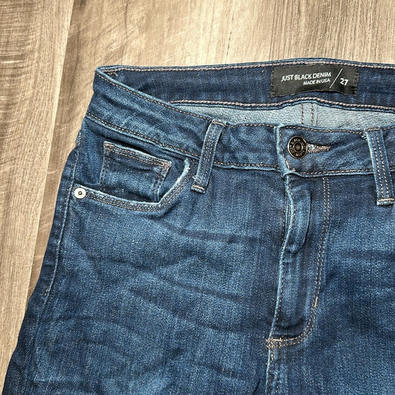 Other Just Black Skinny Stretch Jeans - 27 Size 27" / US 4 / IT 40 - 5 Thumbnail