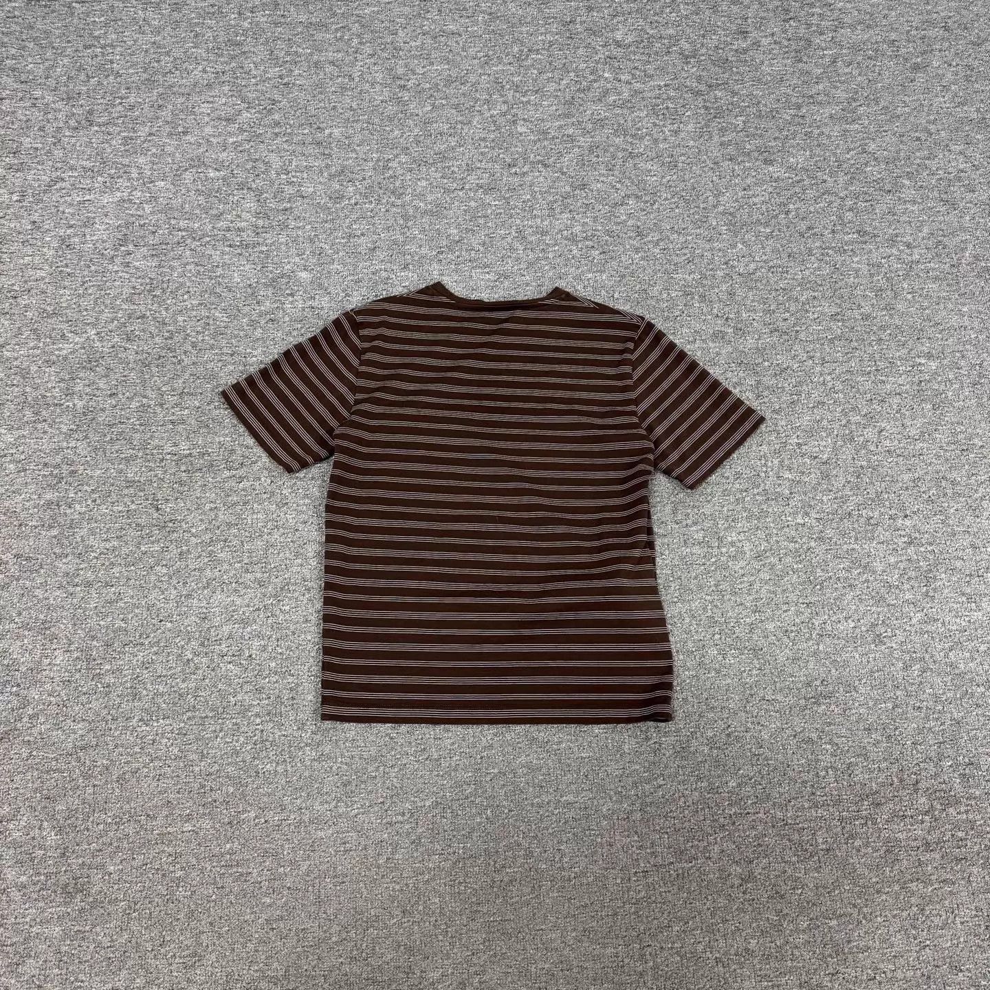 Miu Miu MIU MIU brown white stripe TS logo pocket women's Size M / US 6-8 / IT 42-44 - 3 Thumbnail