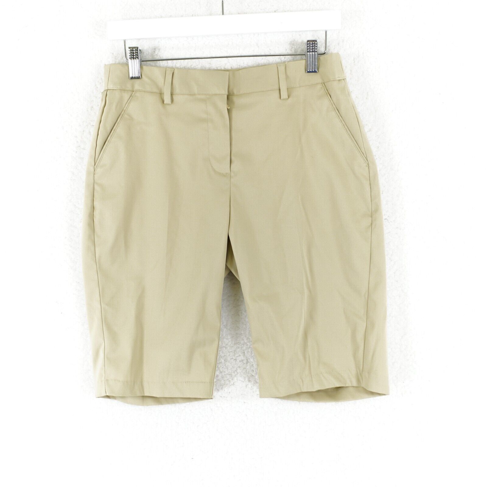 Greg Norman Greg Norman Size 4 Bermuda Shorts Tan Mid Rise 29/11 Polyest Size 27" / US 4 / IT 40 - 1 Thumbnail