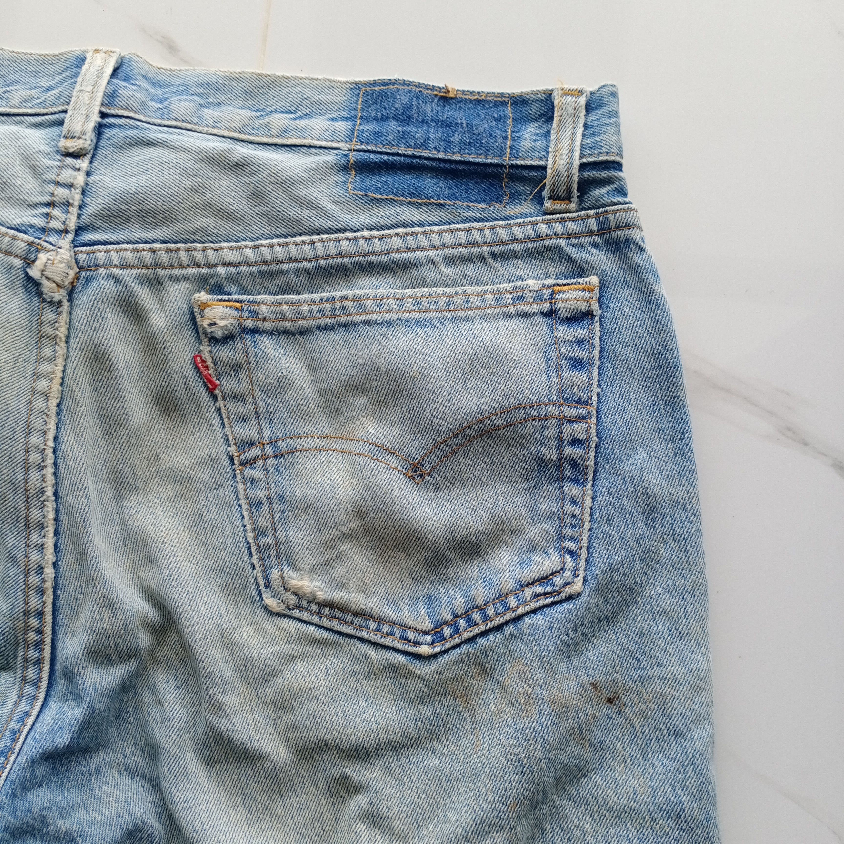 Levi's Vintage Clothing Vintage 80s 90s Levis 501 USA cut off distressed jeans Size US 34 / EU 50 - 11 Thumbnail