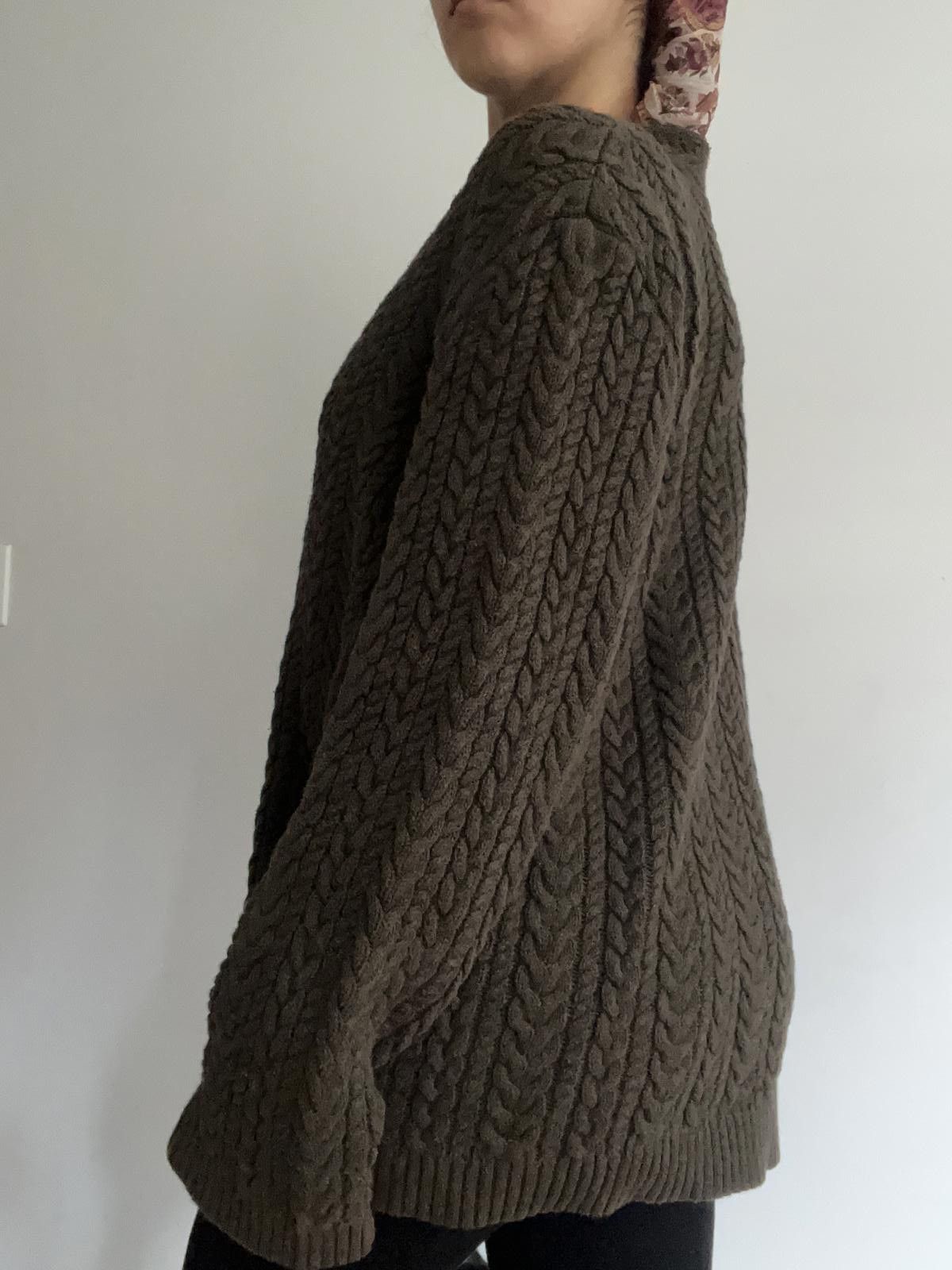 Other Women’s Ralph Lauren forest green knit sweater cotton Size 3XL / US 20-22 - 3 Thumbnail