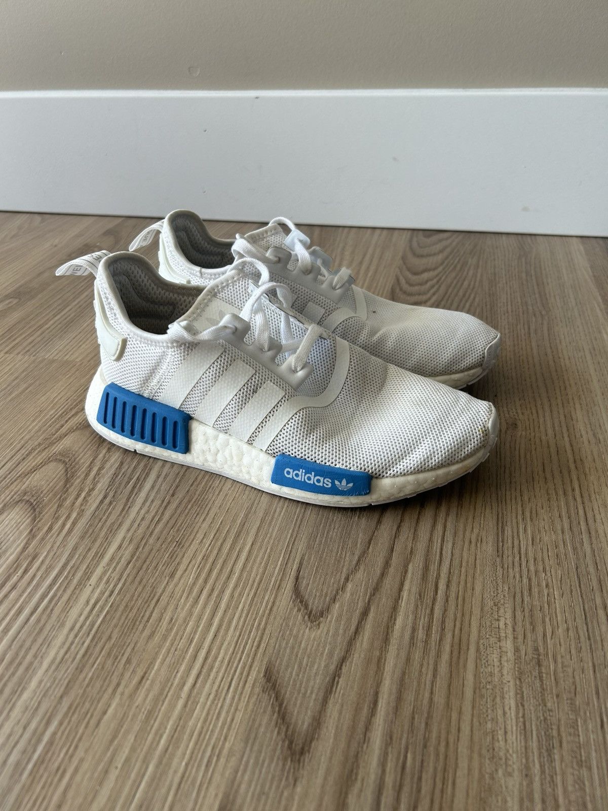 Adidas Adidas NMD Boost Blue White Size US 6.5 / IT 36.5 - 1 Thumbnail