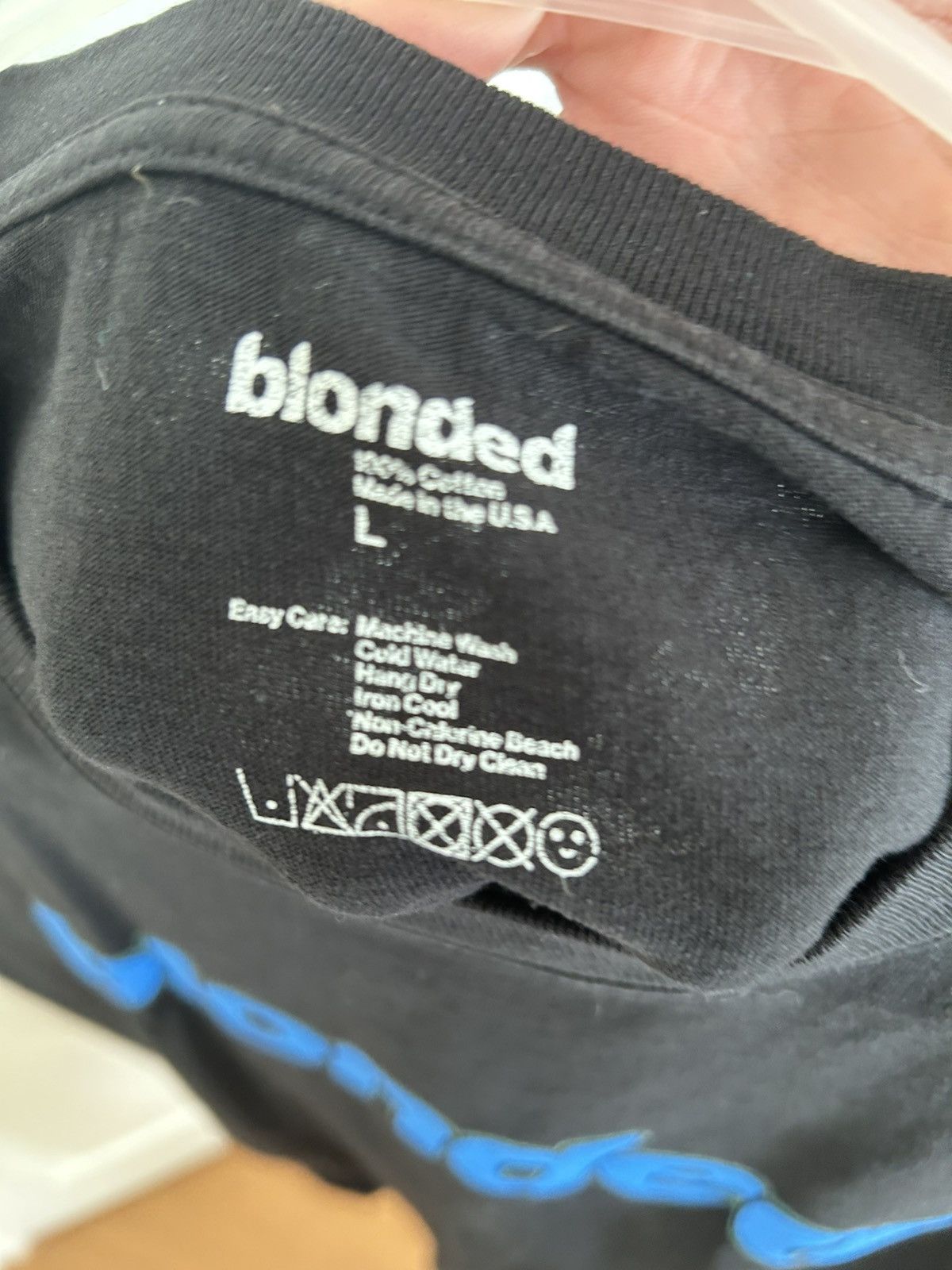 Frank Ocean Blonded blue logo tee Size US L / EU 52-54 / 3 - 2 Thumbnail