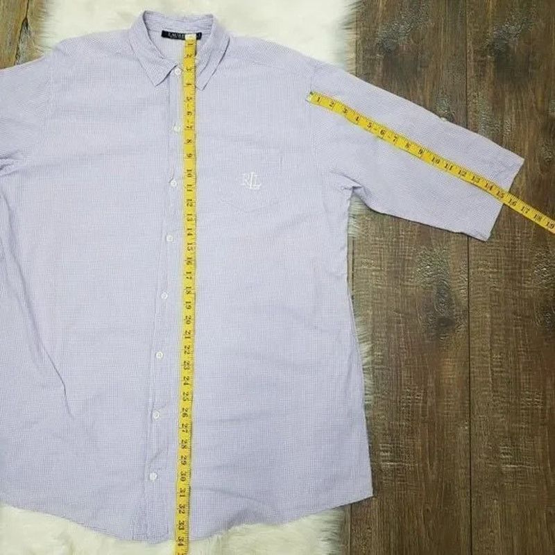 Lauren Ralph Lauren Lauren Ralph Lauren Shirt Embroidered RLL Check S/S XL Size US XL / EU 56 / 4 - 9 Thumbnail