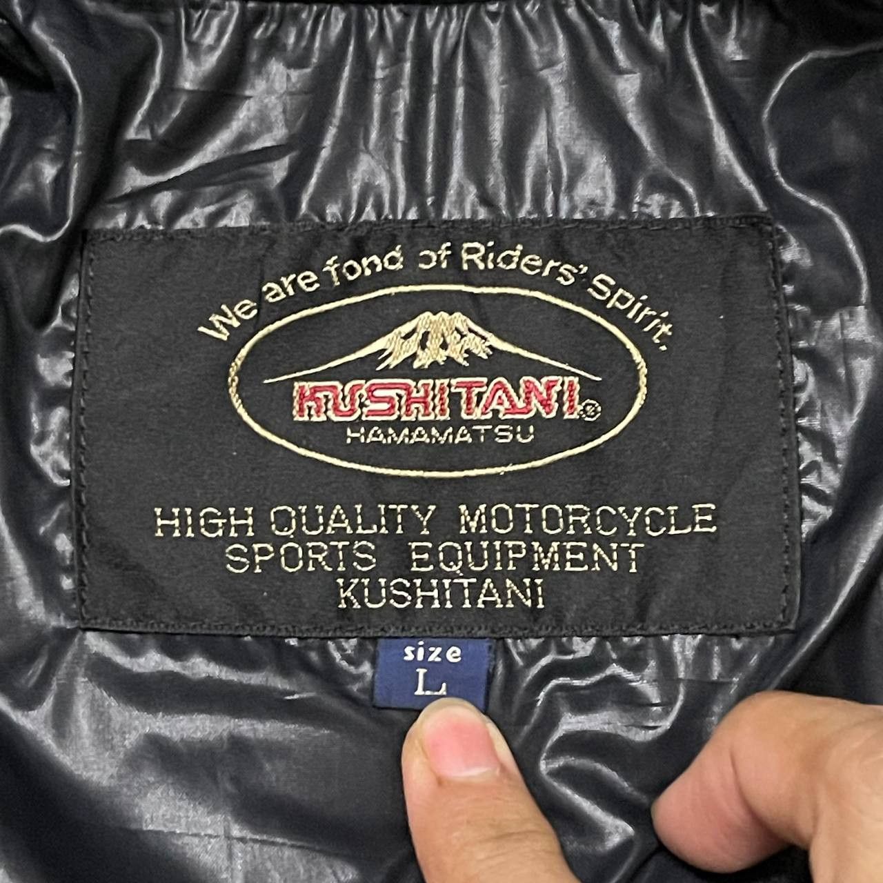 Japanese Brand Vintage Kushitani Motorcycle Sport Racing Jacket Size US L / EU 52-54 / 3 - 16 Thumbnail