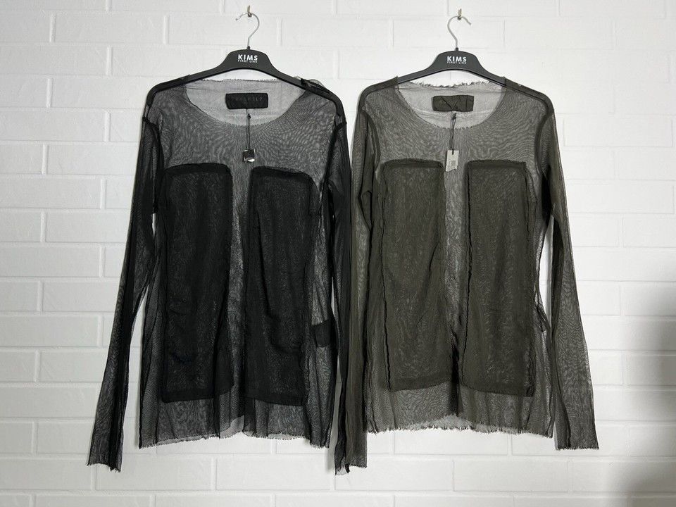 Rundholz RUNDHOLZ DIP Women's Top Blouse Mesh Black Cotton Size L Size L / US 10 / IT 46 - 13 Thumbnail