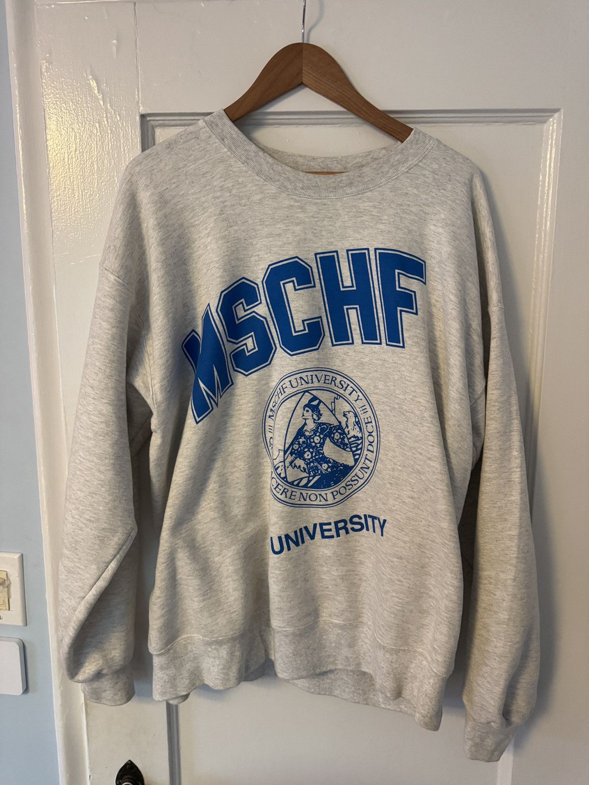 MSCHF MSCHF University Crewneck Sweatshirt Large Size US L / EU 52-54 / 3 - 1 Preview