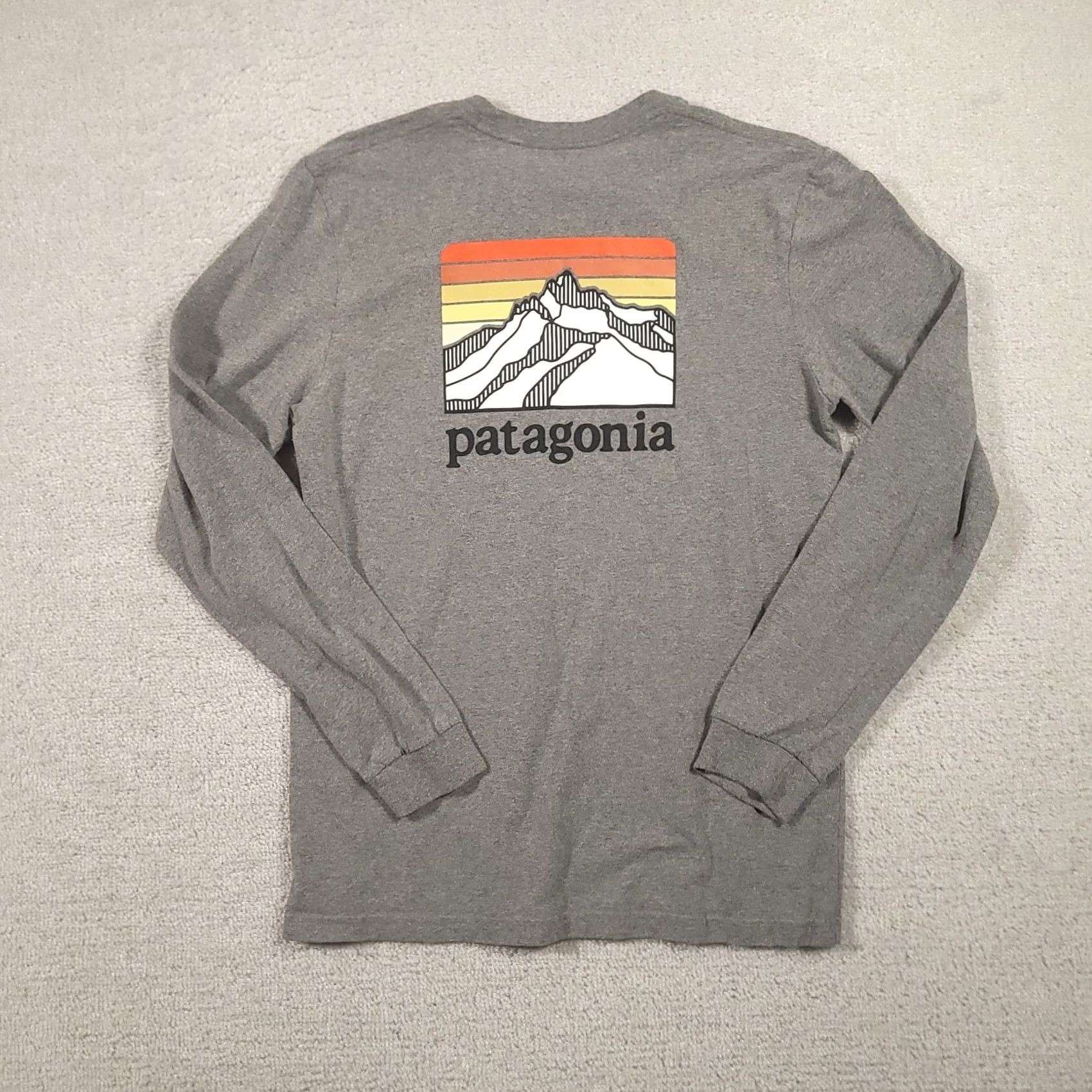 Patagonia Patagonia Shirt Adult S Gray Responsibili Tee Long Sleeve Sustainable Mens Shirt Size US S / EU 44-46 / 1 - 7 Thumbnail