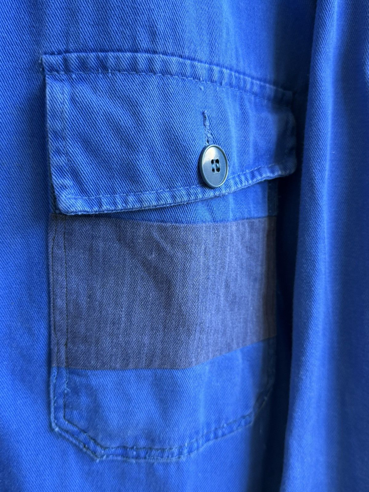 Le Laboureur Vintage 80s French Workwear Sanfor Chore Jacket Size US M / EU 48-50 / 2 - 8 Thumbnail