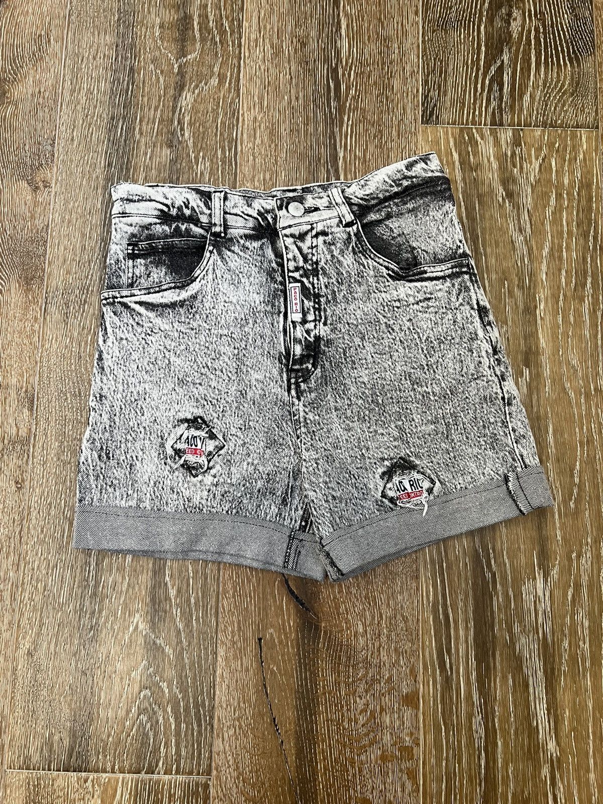 Vintage Vintage y2k womens Paco Rio denim shorts Size 26" / US 2 / IT 38 - 2 Thumbnail