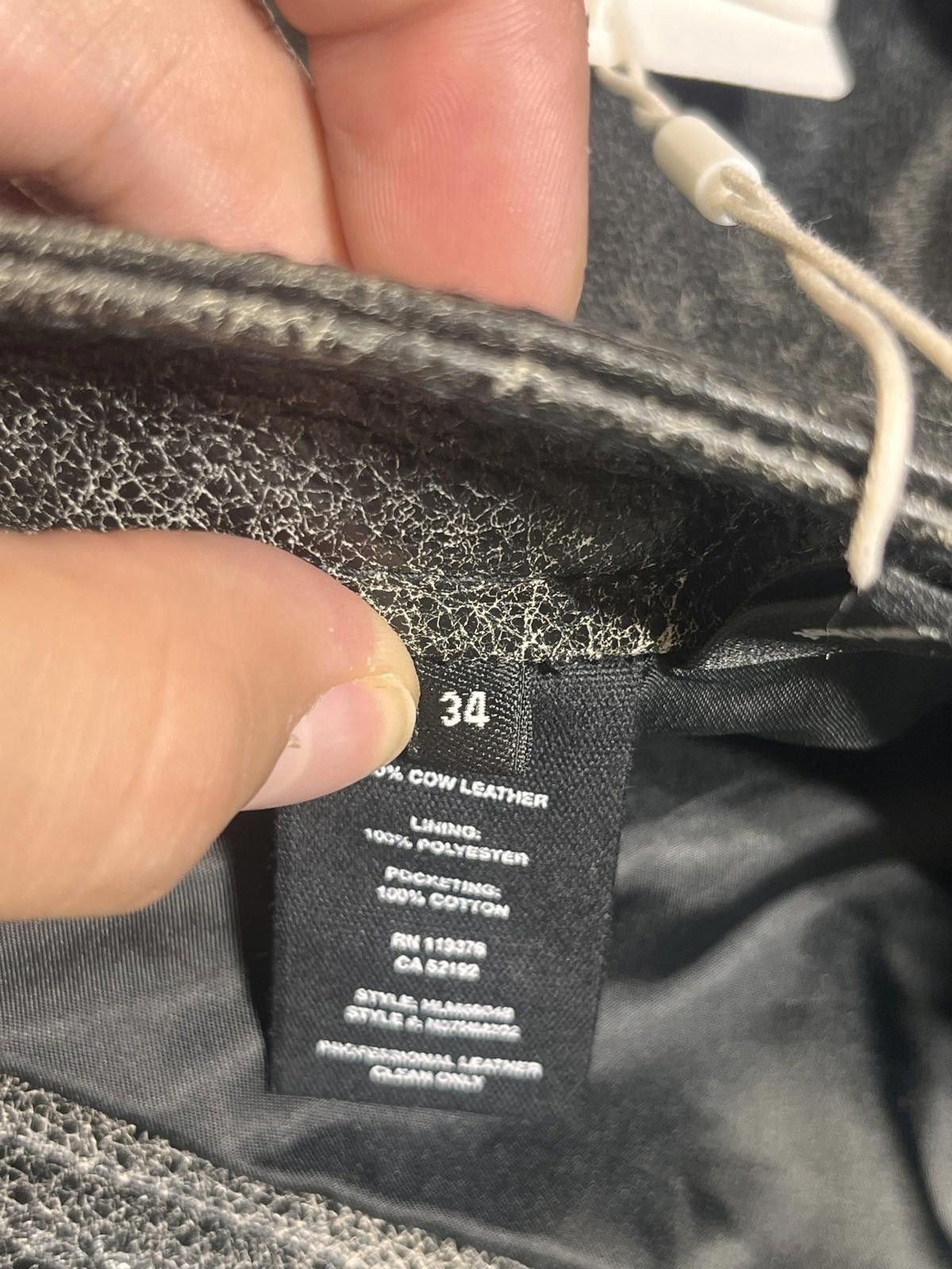 Helmut Lang Helmut Lang LTHR Carpenter Black 34 Size US 34 / EU 50 - 10 Thumbnail