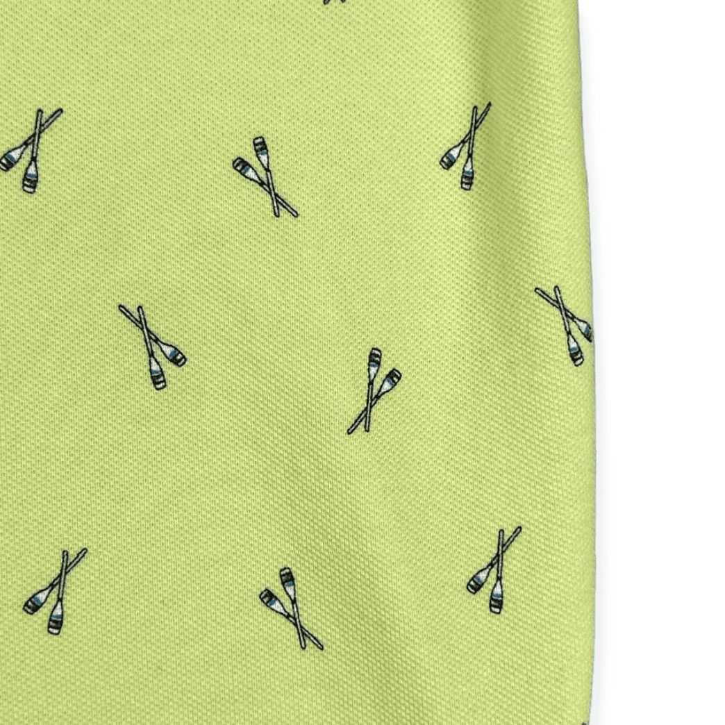 Brooks Brothers Brooks Brothers Polo Shirt Adult LARGE Yellow Boat Oars Rowing Graphic Print Preppy Nautical Crew Neck Collared Short Sleeve Cotton Mens Size US L / EU 52-54 / 3 - 3 Thumbnail
