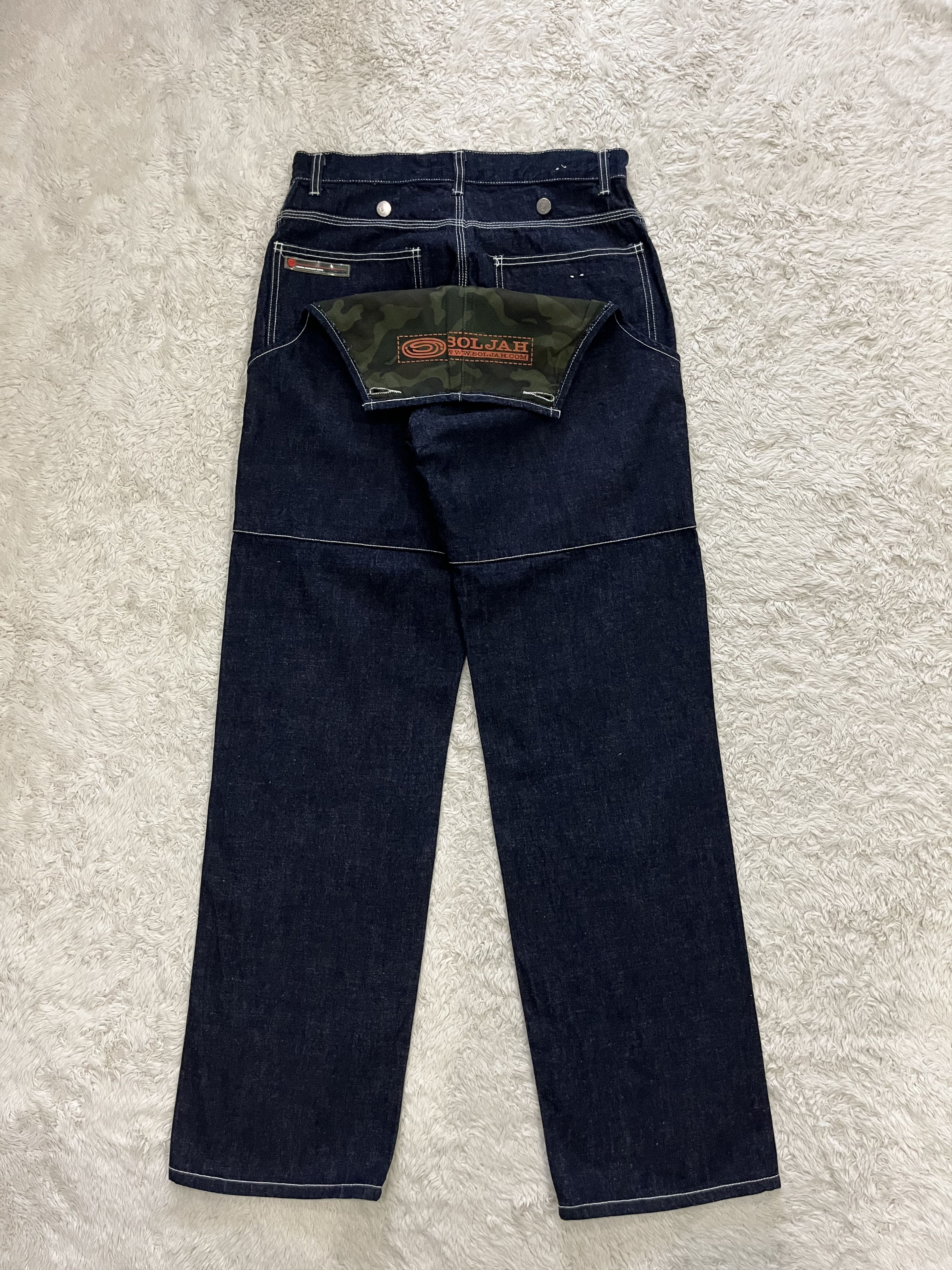 JNCO soljah 90's Y2K denim wide flare baggy jeans Size US 30 / EU 46 - 2 Thumbnail