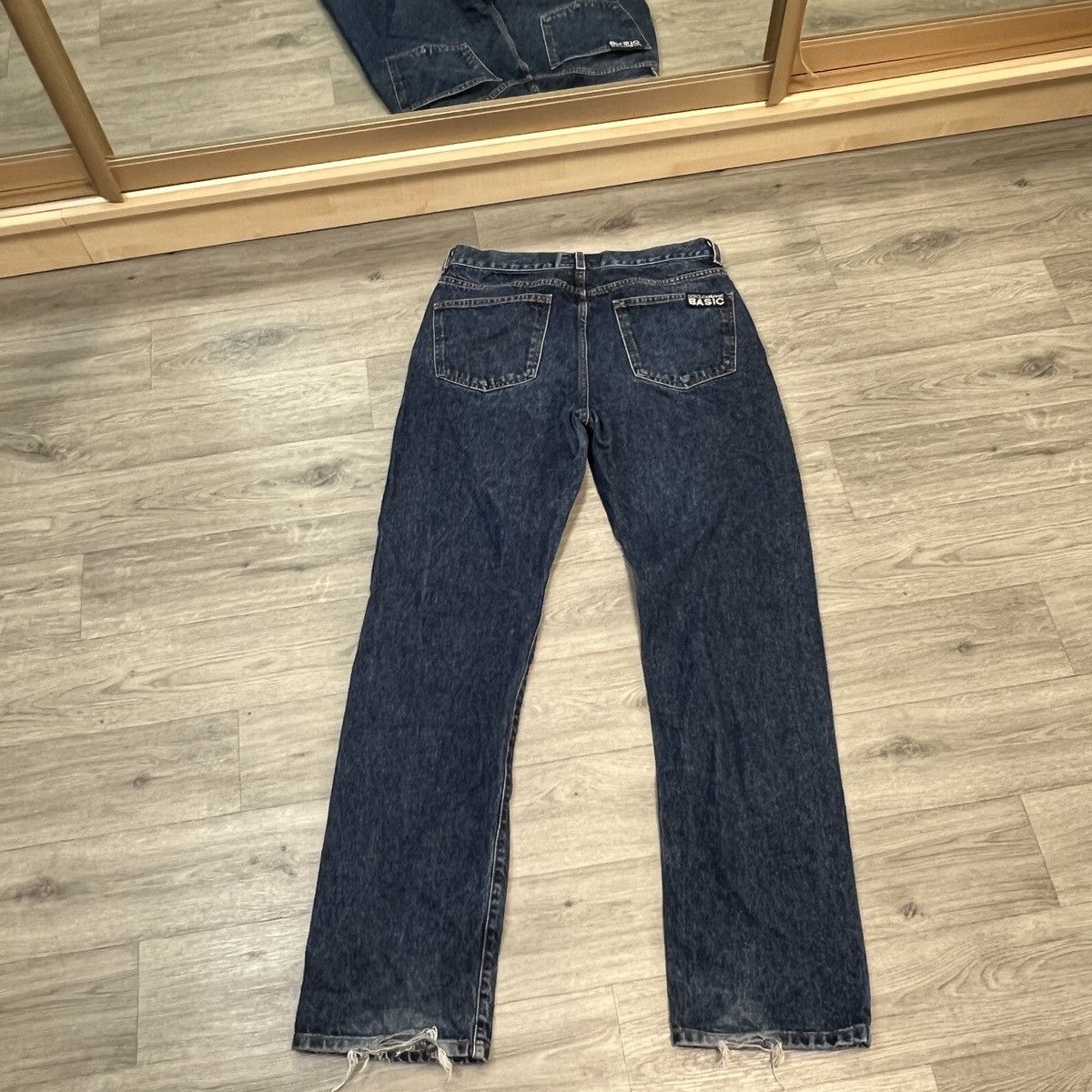Dolce & Gabbana Vintage Dolce & Gabbana D&G BASIC Raw Denim Jeans italy Size US 34 / EU 50 - 1 Thumbnail