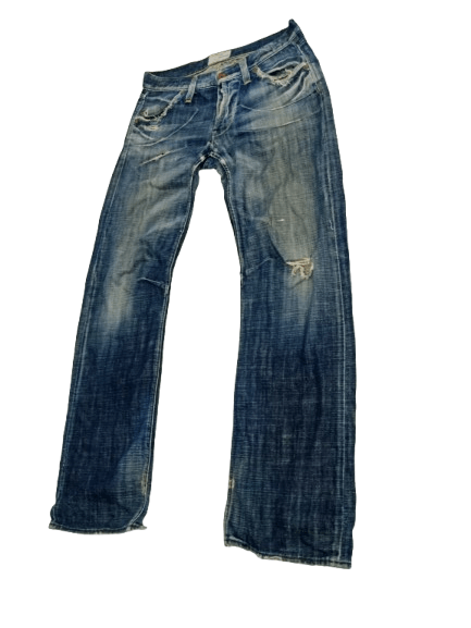 Energie ENERGIE Distressed Jean's Blue Denim Fly Button Size US 33 - 5 Thumbnail