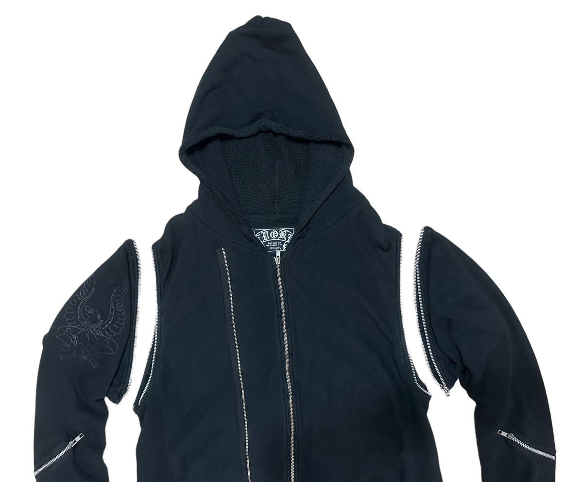 Undercover RARE ‼️ Undercover Multi Zipper Ripped Hoodie Size US M / EU 48-50 / 2 - 4 Thumbnail