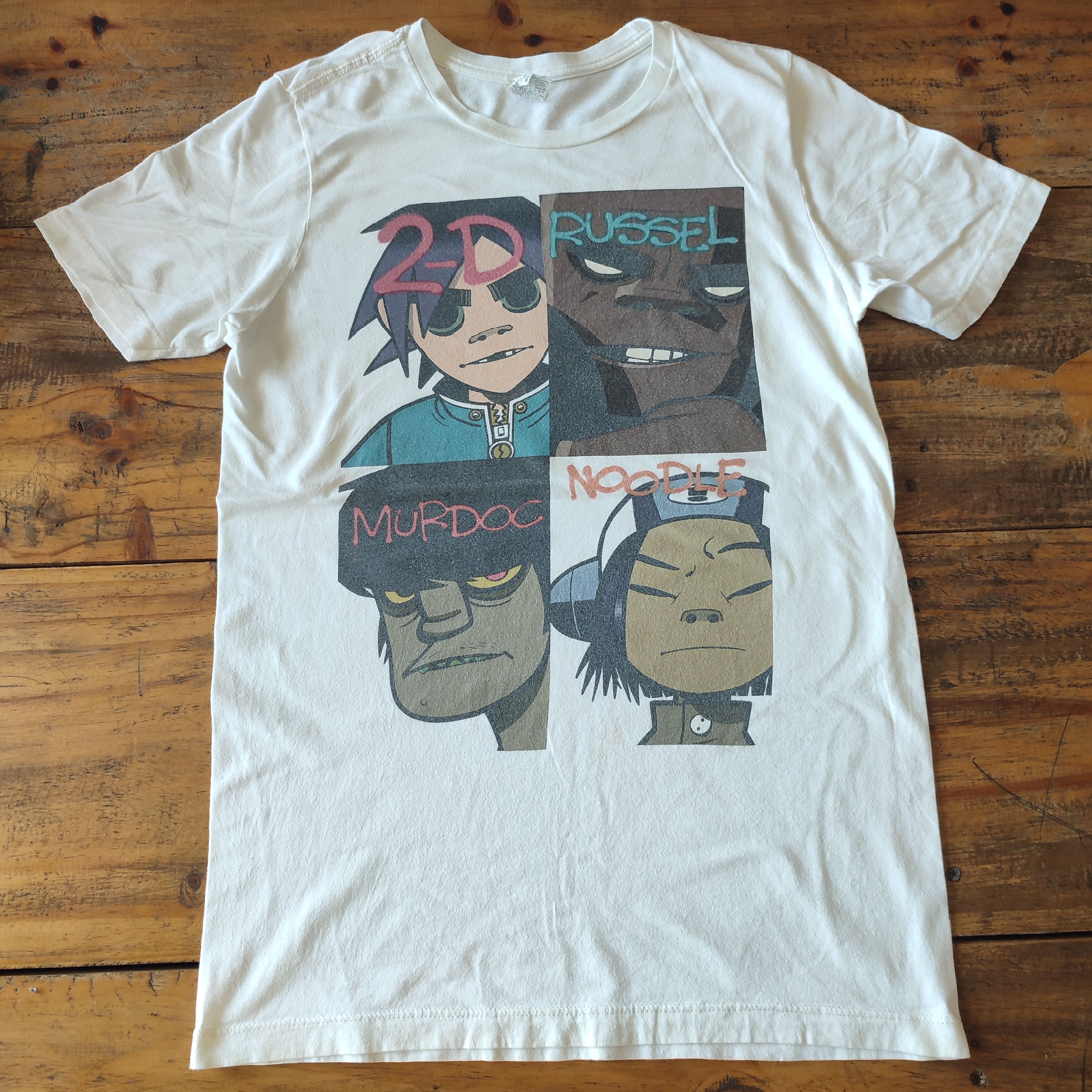 Band Tees × Vintage GORILLAZ T SHIRT Size US S / EU 44-46 / 1 - 2 Thumbnail