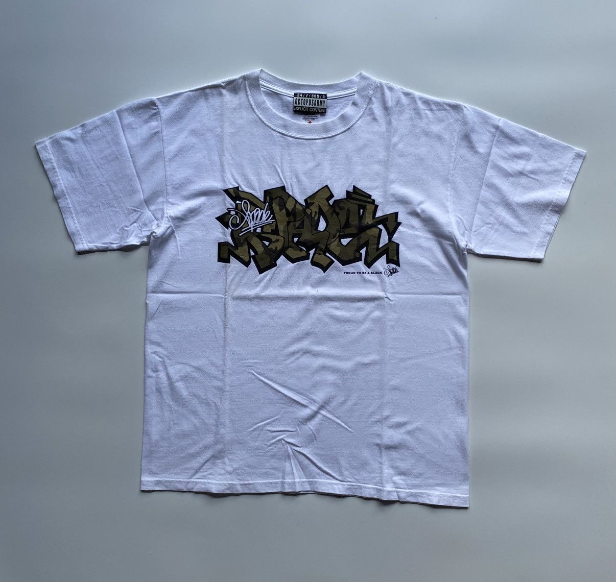 Other Vintage SPADE Street Graffiti X Octpus Army tee Size US M / EU 48-50 / 2 - 1 Thumbnail