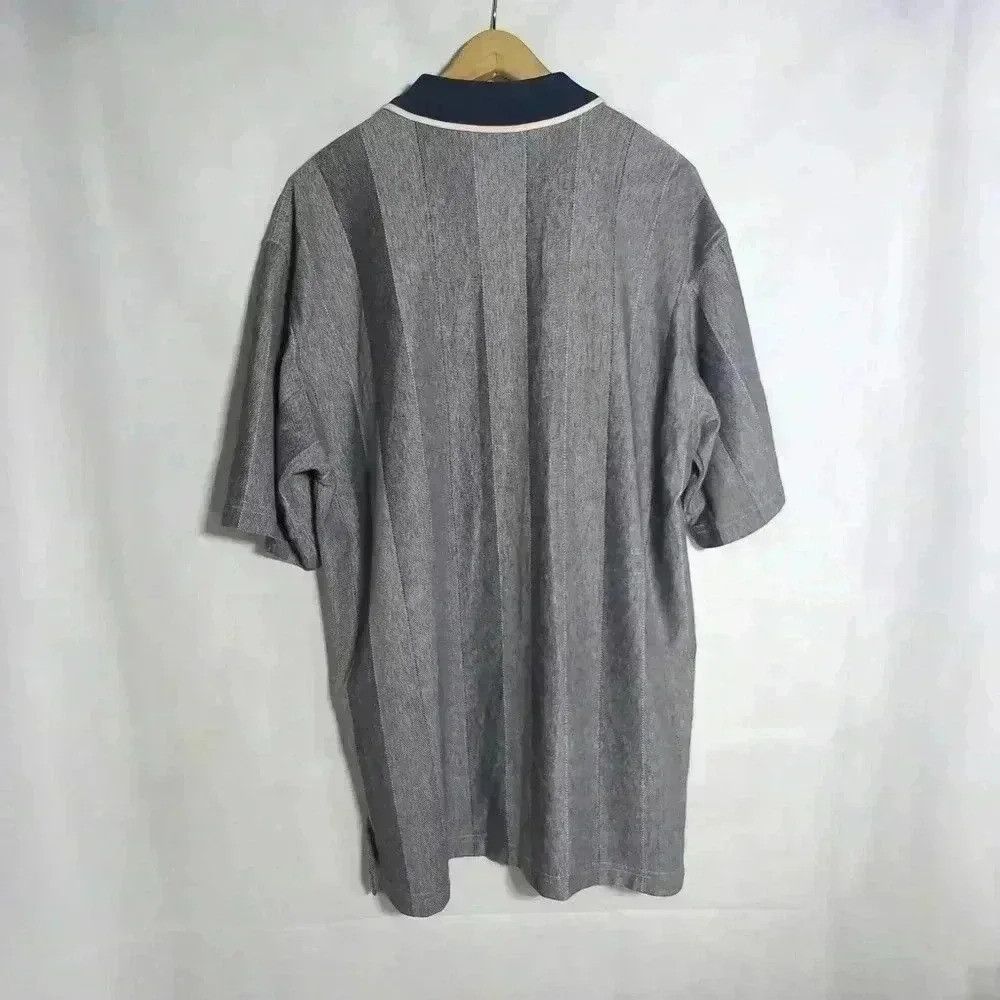Designer Chasten Pebble Beach Grey Blue golf shirt Made in USA sz XL Size US XL / EU 56 / 4 - 5 Thumbnail