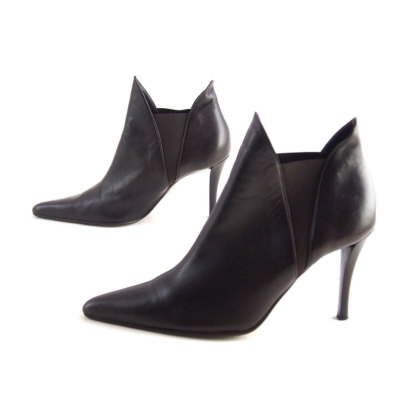 Walter Steiger Walter Steiger Booties Brown Leather US 37.5 EU 7.5 $620 Size US 7.5 / IT 37.5 - 2 Thumbnail