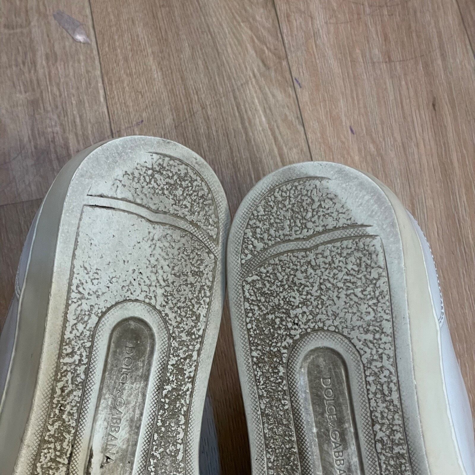 Dolce & Gabbana Dolce & Gabbana sneakers white Leather Low Top shoes italy Size US 10 / EU 43 - 13 Thumbnail