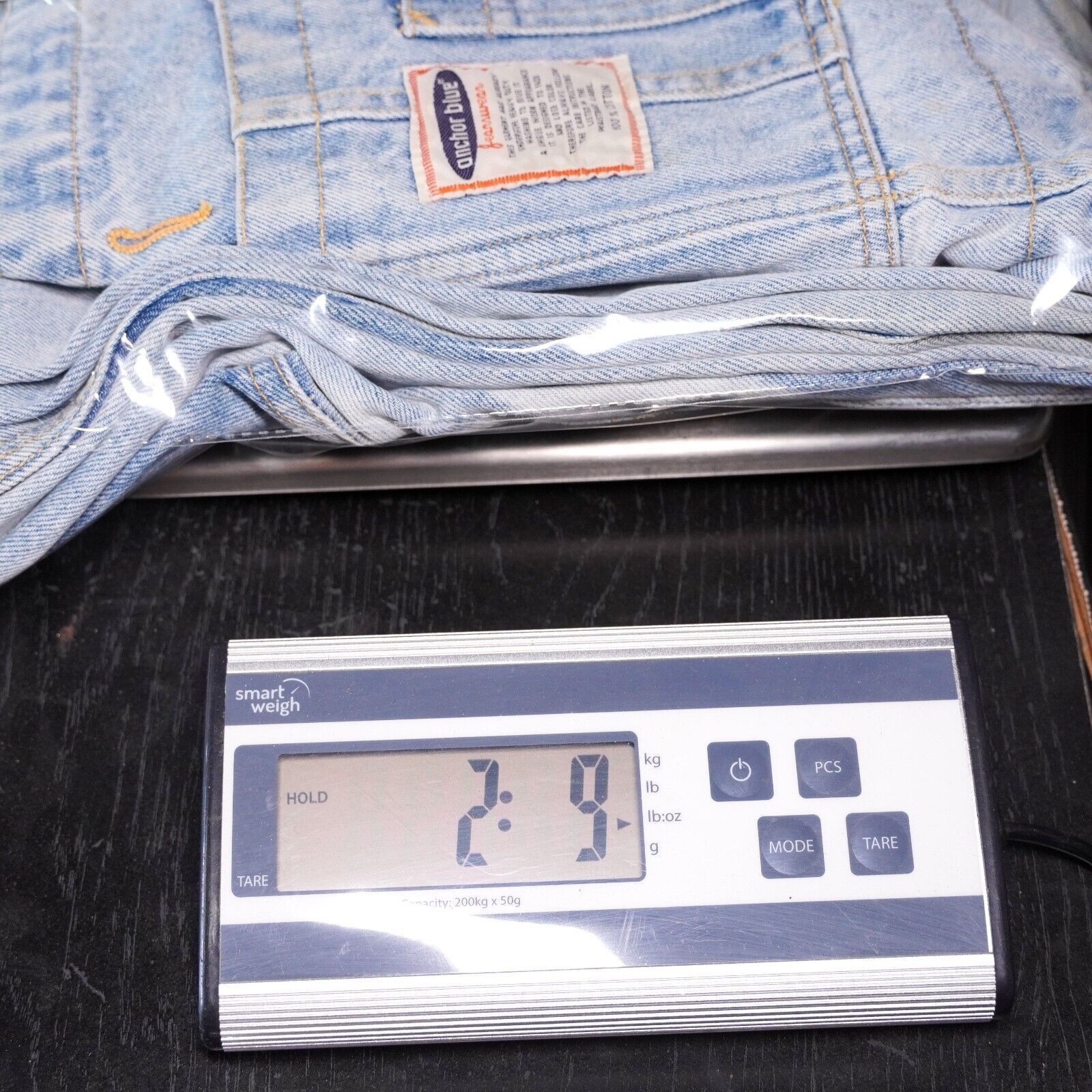 Anchor Blue Anchor Blue Vintage Overalls Cotton Denim Jeans Pants Slacks Size 36" / US 14 / IT 50 - 18 Thumbnail