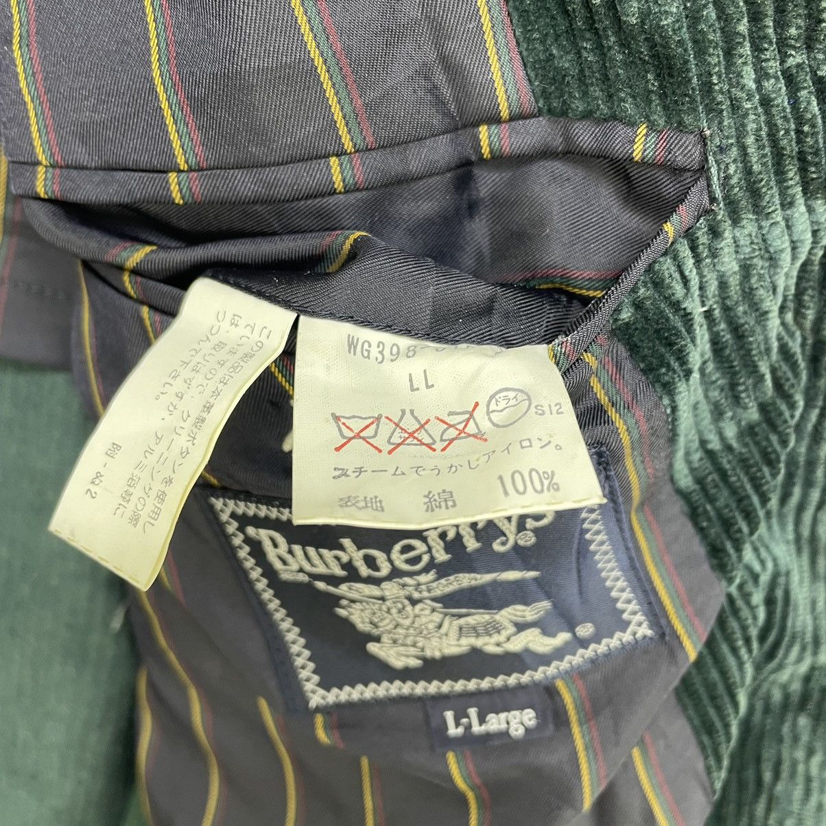 Burberry 🔥Vintage Burberrys Corduroy Jacket Size US M / EU 48-50 / 2 - 6 Thumbnail