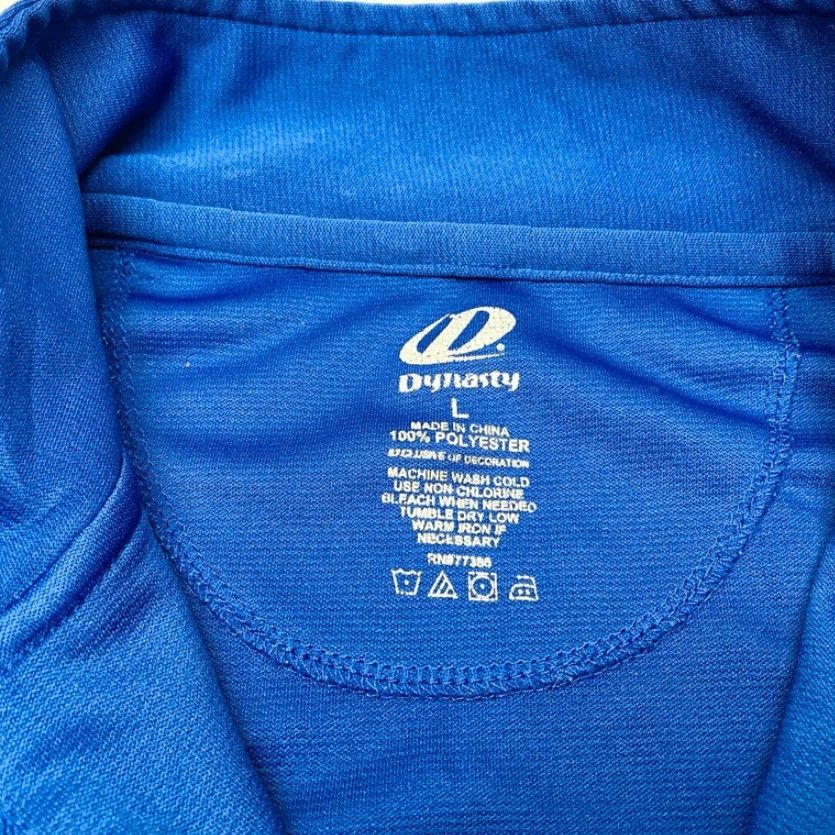 Vintage Chicago Cubs Jacket Dynasty Mens Large Blue MLB Full Zip Throwback Jacket Size US L / EU 52-54 / 3 - 7 Thumbnail