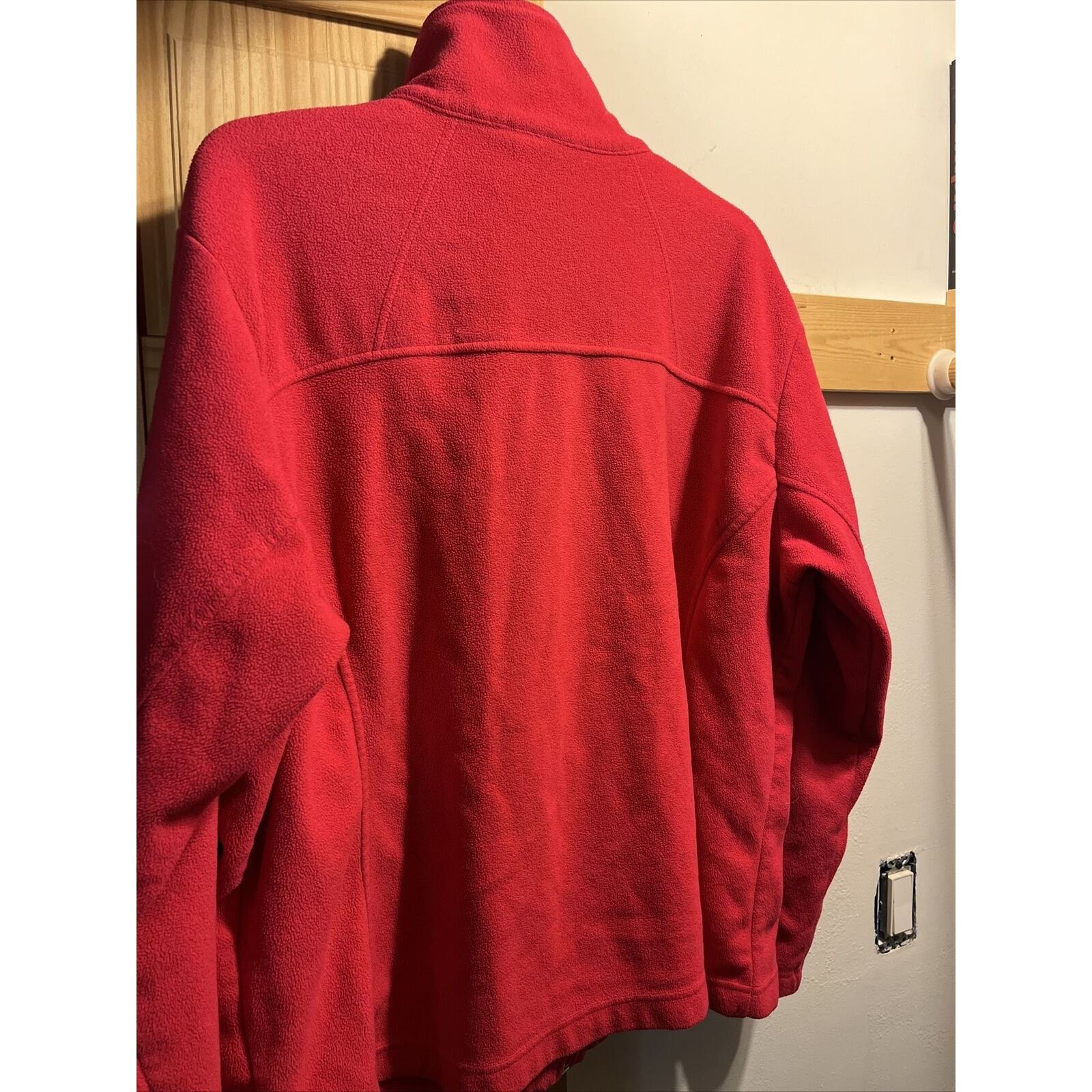 Columbia Columbia Women’s 2X Red LS Zip Fleece Windbreaker Jacket Size XXL / US 16-18 / IT 52-54 - 11 Thumbnail