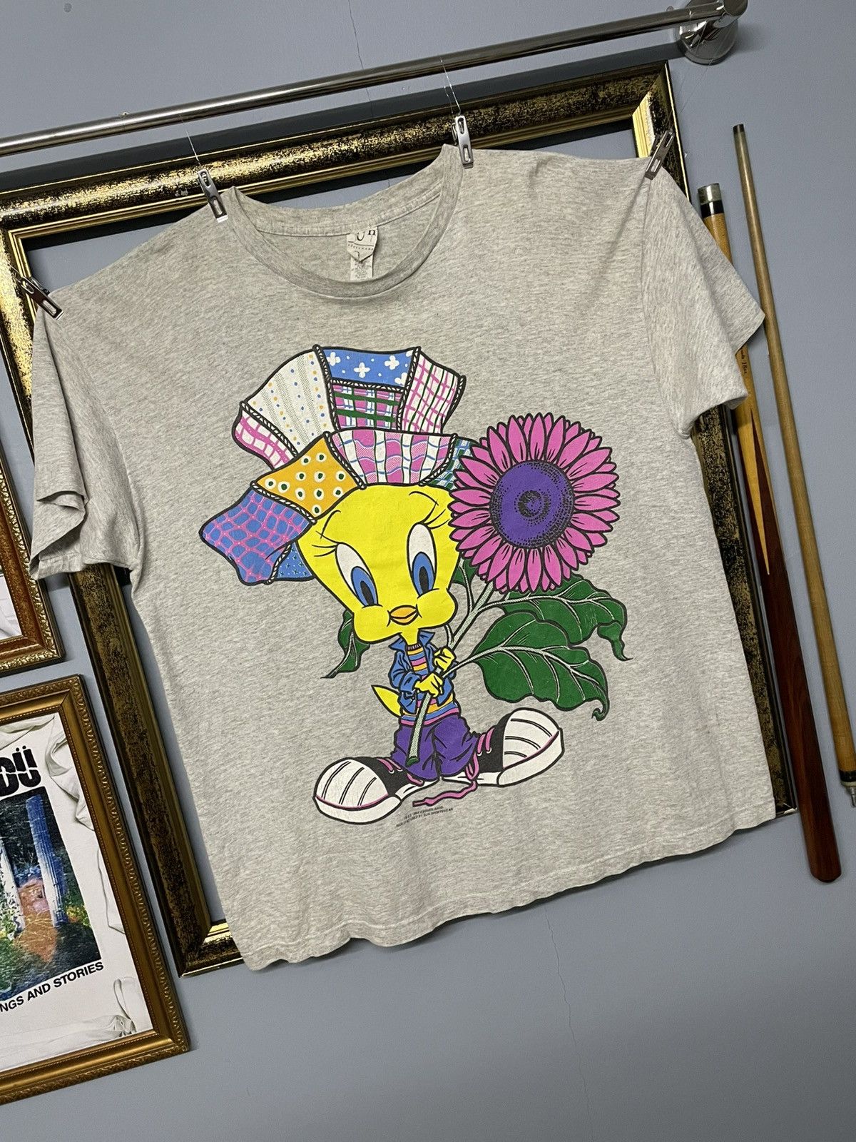 Vintage Vintage 1994 Warner Bross Tweety Bird Looney Tunes Tshirt Size US L / EU 52-54 / 3 - 2 Thumbnail