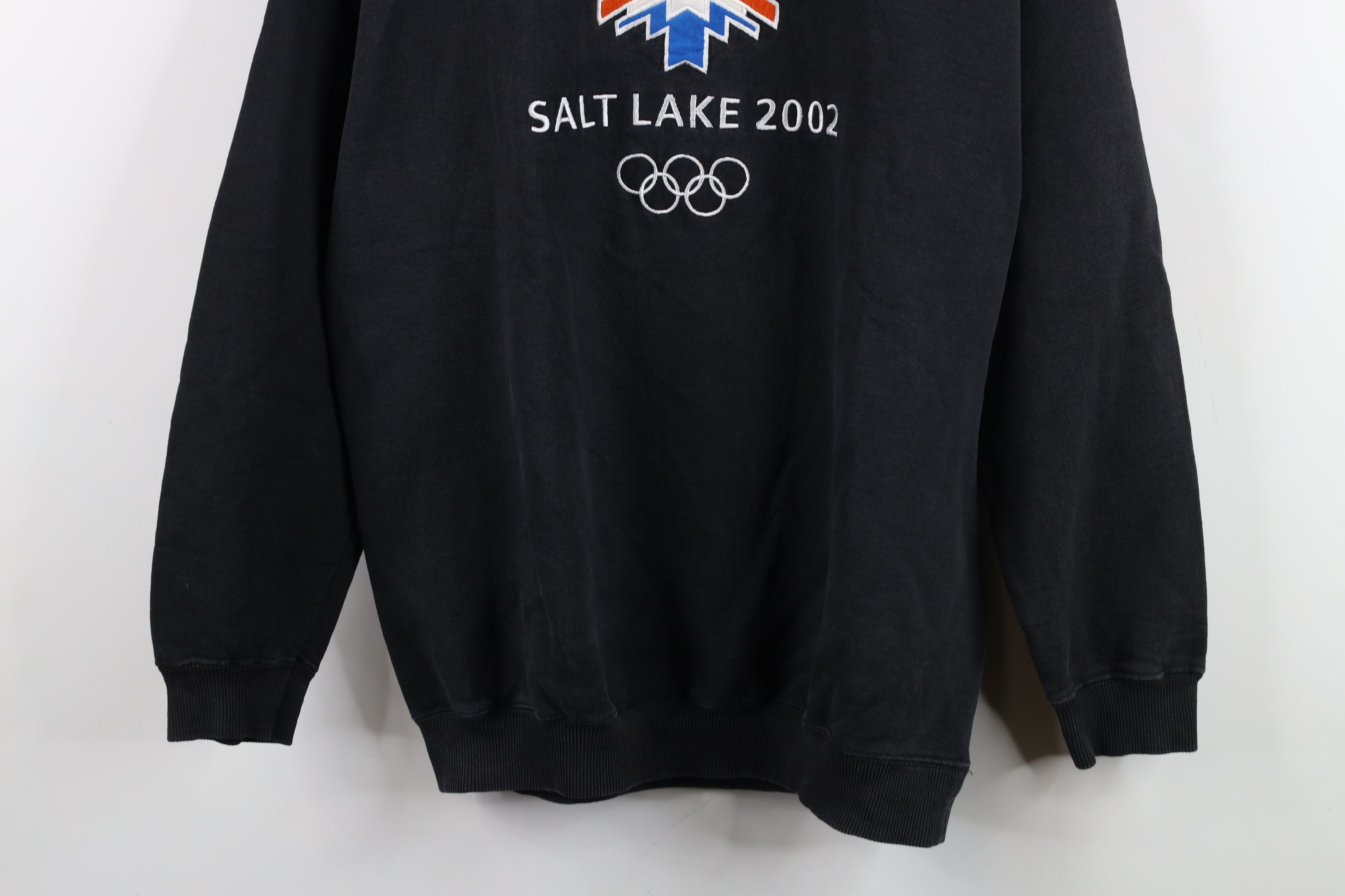 Vintage Vintage Y2K Spell 2002 Winter Olympics Salt Lake Sweatshirt Size US L / EU 52-54 / 3 - 3 Thumbnail