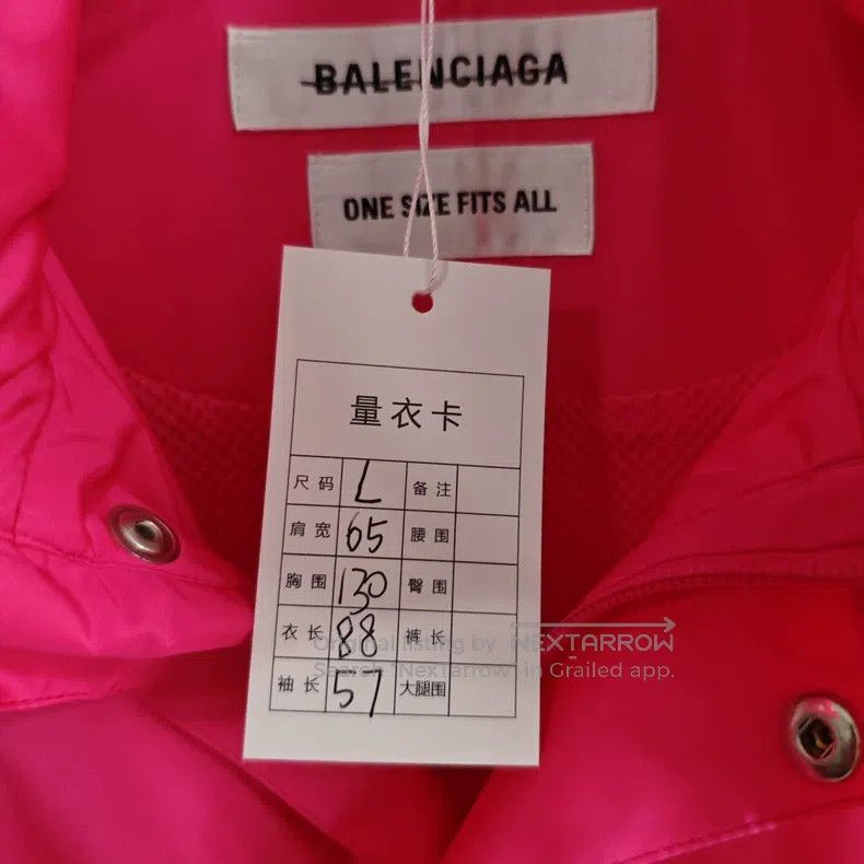 Other Balenciaga Neon Pink Windbreaker Size US S / EU 44-46 / 1 - 6 Thumbnail