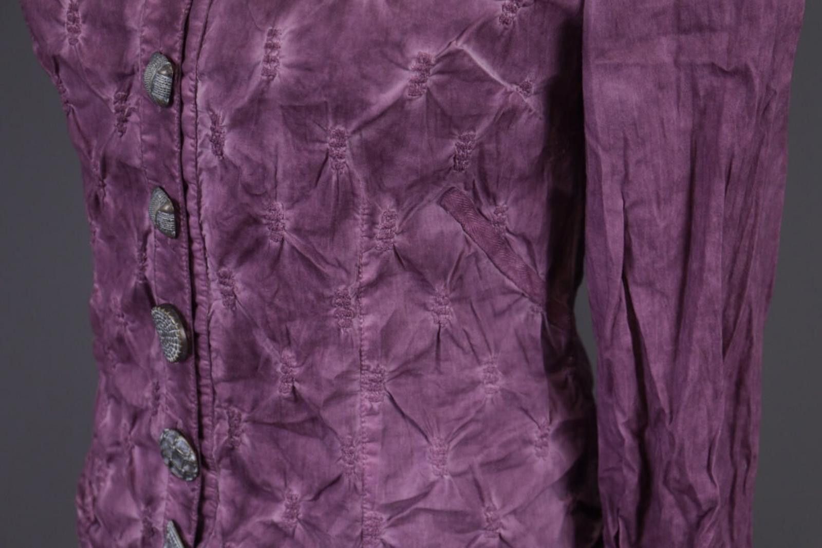 Designer Elisa Cavaletti Club Purple Shirt Blouse Tunic Size S Size S / US 4 / IT 40 - 10 Thumbnail