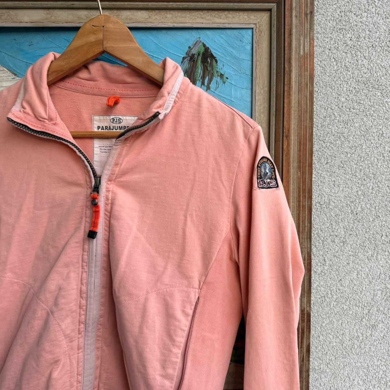Parajumpers Parajumpers Zip Up Sweatshirt Peach Size M / US 6-8 / IT 42-44 - 3 Thumbnail