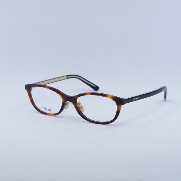 Dior Dior DIORSPIRITO R2J 2600 Eyeglasses Shiny Honey Havana 53mm Size ONE SIZE - 1 Thumbnail