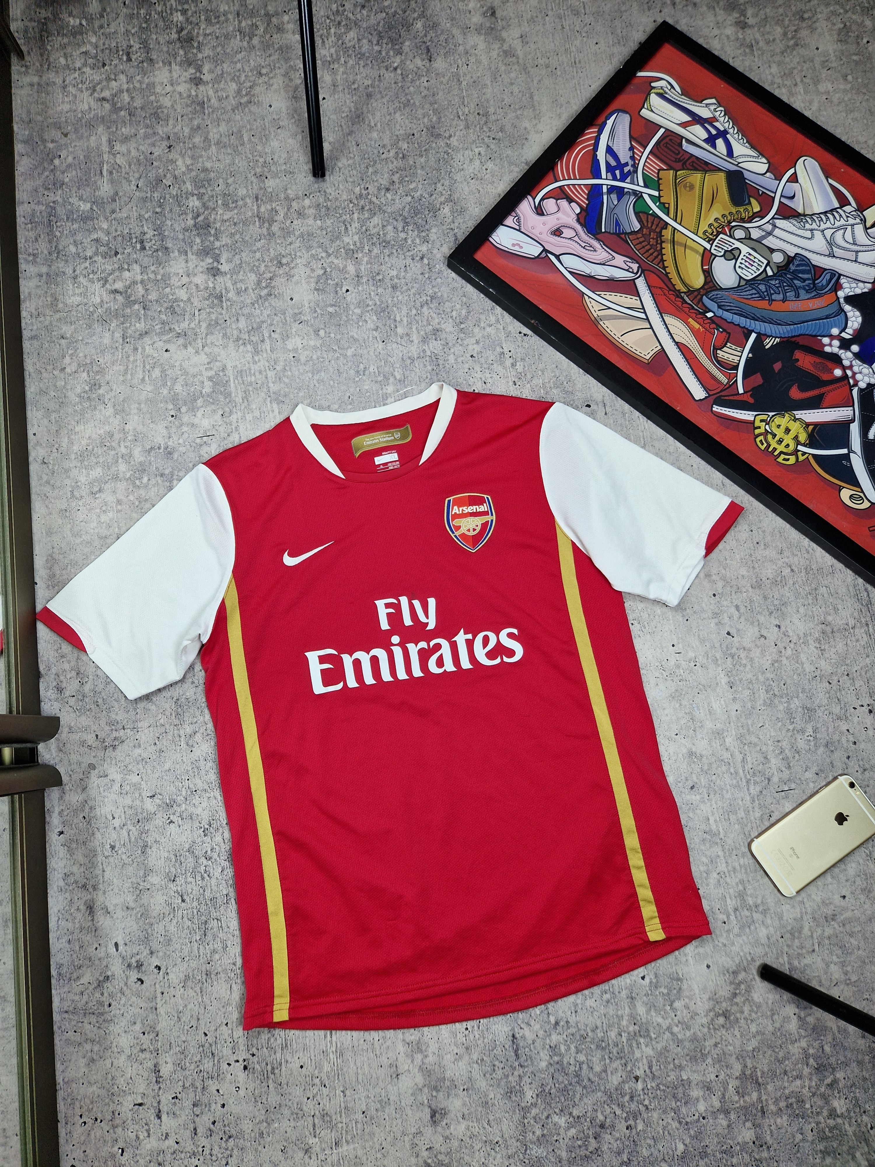 Nike 2006-08 Arsenal Nike Home Shirt XL.Boys Size US S / EU 44-46 / 1 - 1 Thumbnail