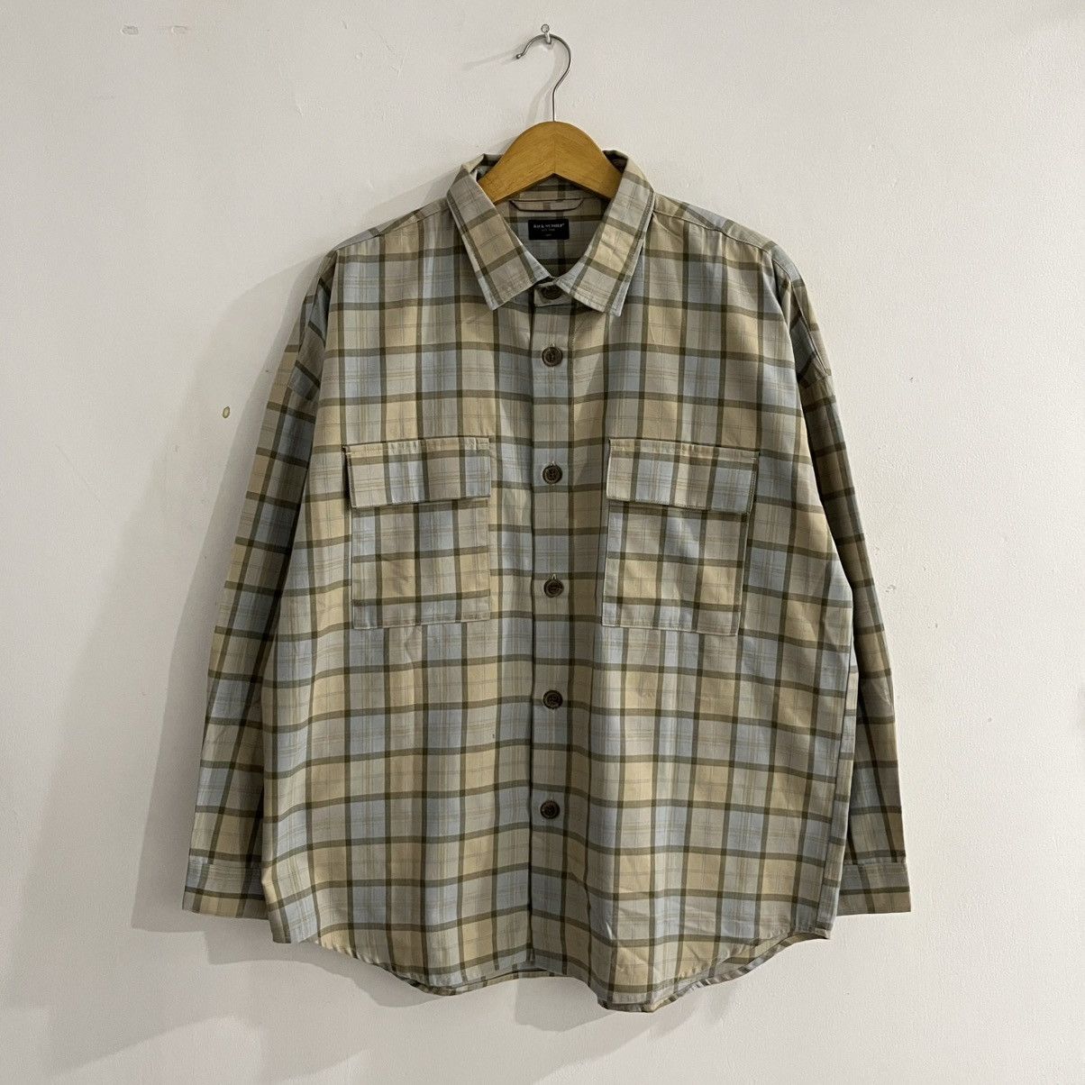 Japanese Brand Back Number - Ls Outer Button Up Shirt Size US L / EU 52-54 / 3 - 1 Thumbnail