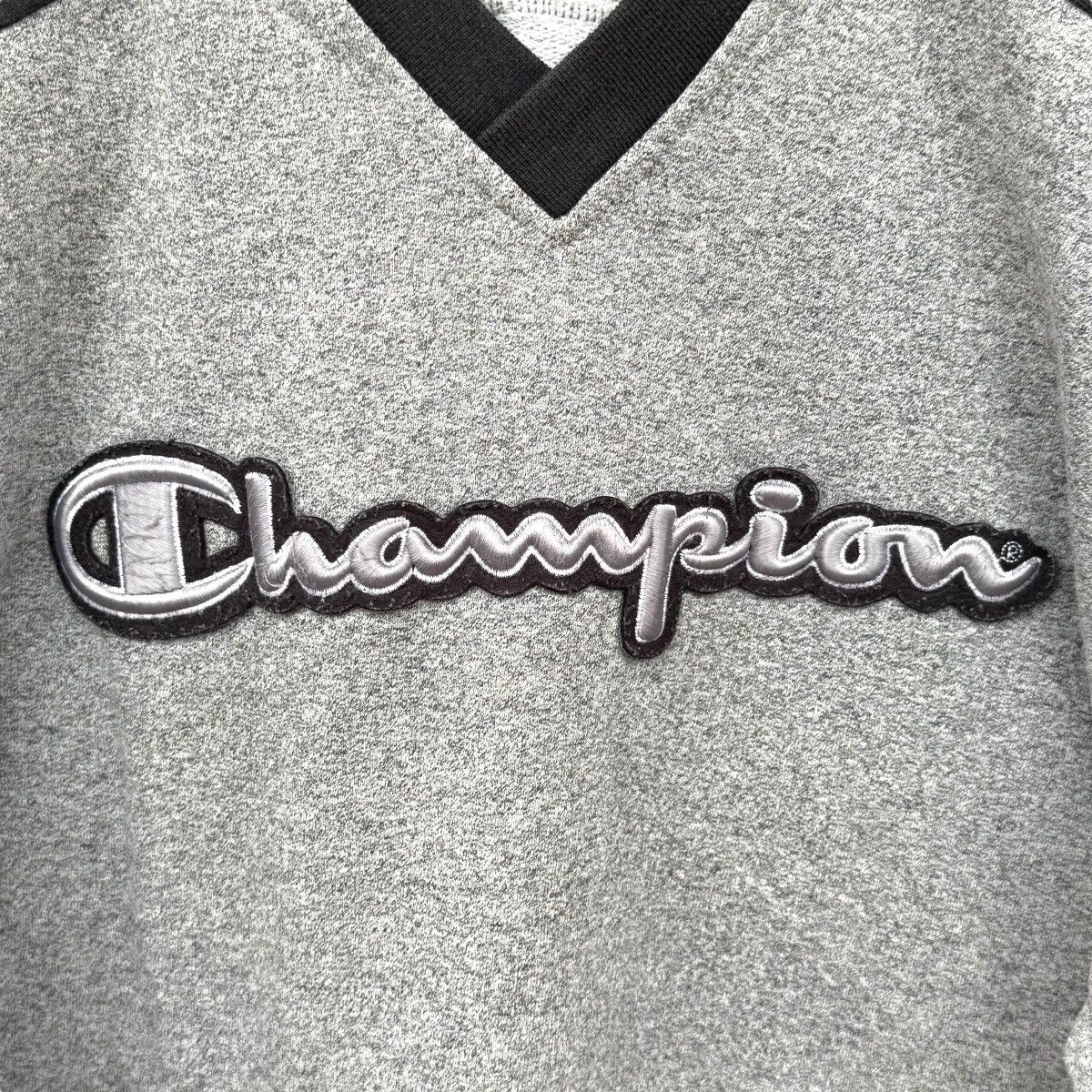 Champion Champion Black/Grey Embroidery Spell Out Sweatshirt Size US M / EU 48-50 / 2 - 5 Thumbnail