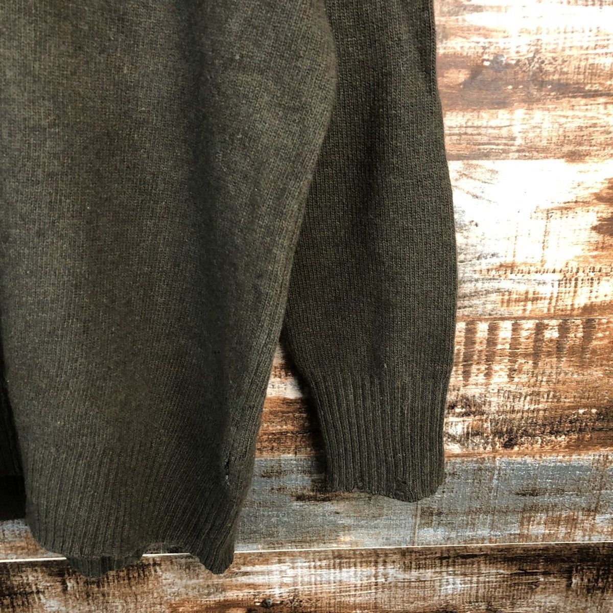 Vintage Muse Green ripped vintage Knitwear #A1648 Size US M / EU 48-50 / 2 - 8 Thumbnail