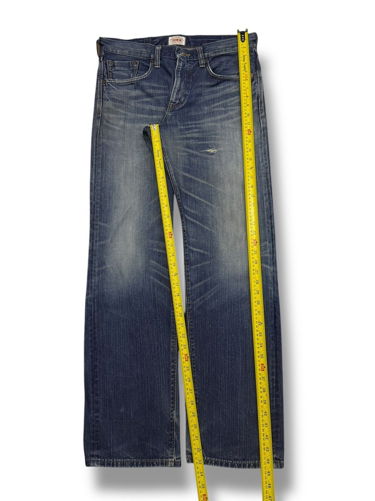 Edwin Vintage 00s Edwin 403XV Denim jeans | Japan Market | W35 Size US 35 - 15 Thumbnail