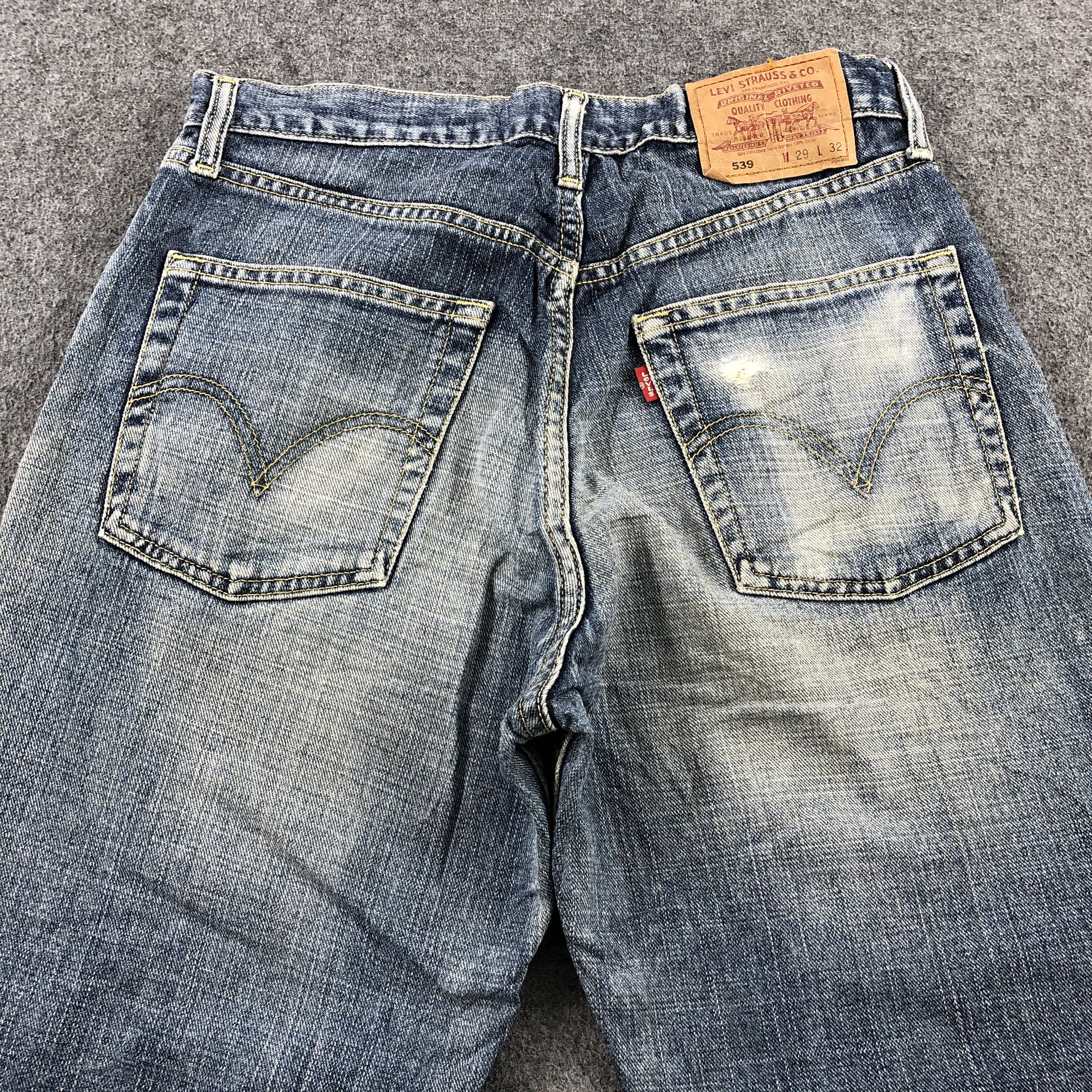 Levi's × Vintage 90s Vintage Blue Wash Levis 539 Jeans-JM2046 Size US 31 - 5 Thumbnail