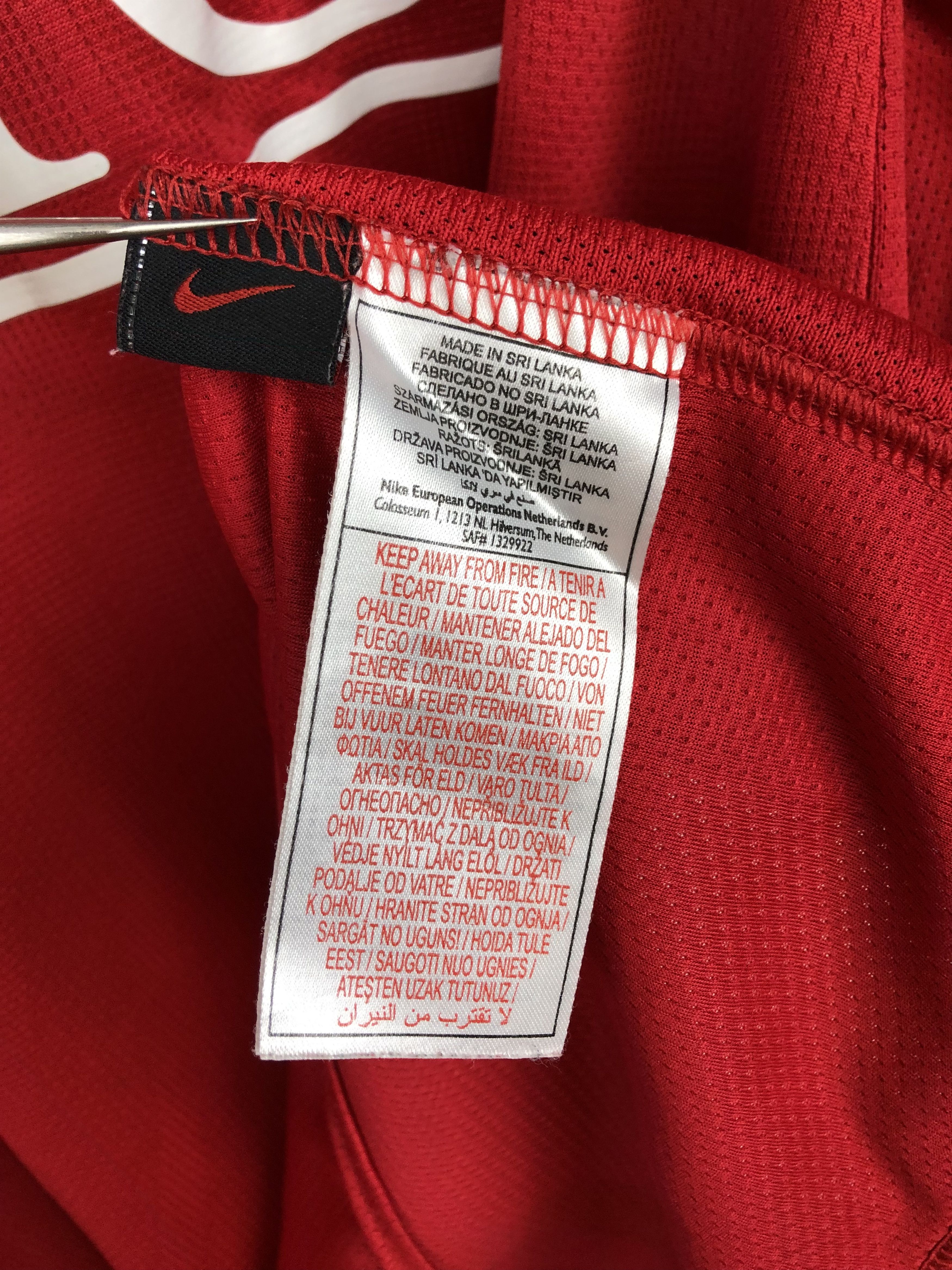 Nike Manchester United football shirt Soccer Solskjaer Jersey Size US XL / EU 56 / 4 - 9 Thumbnail