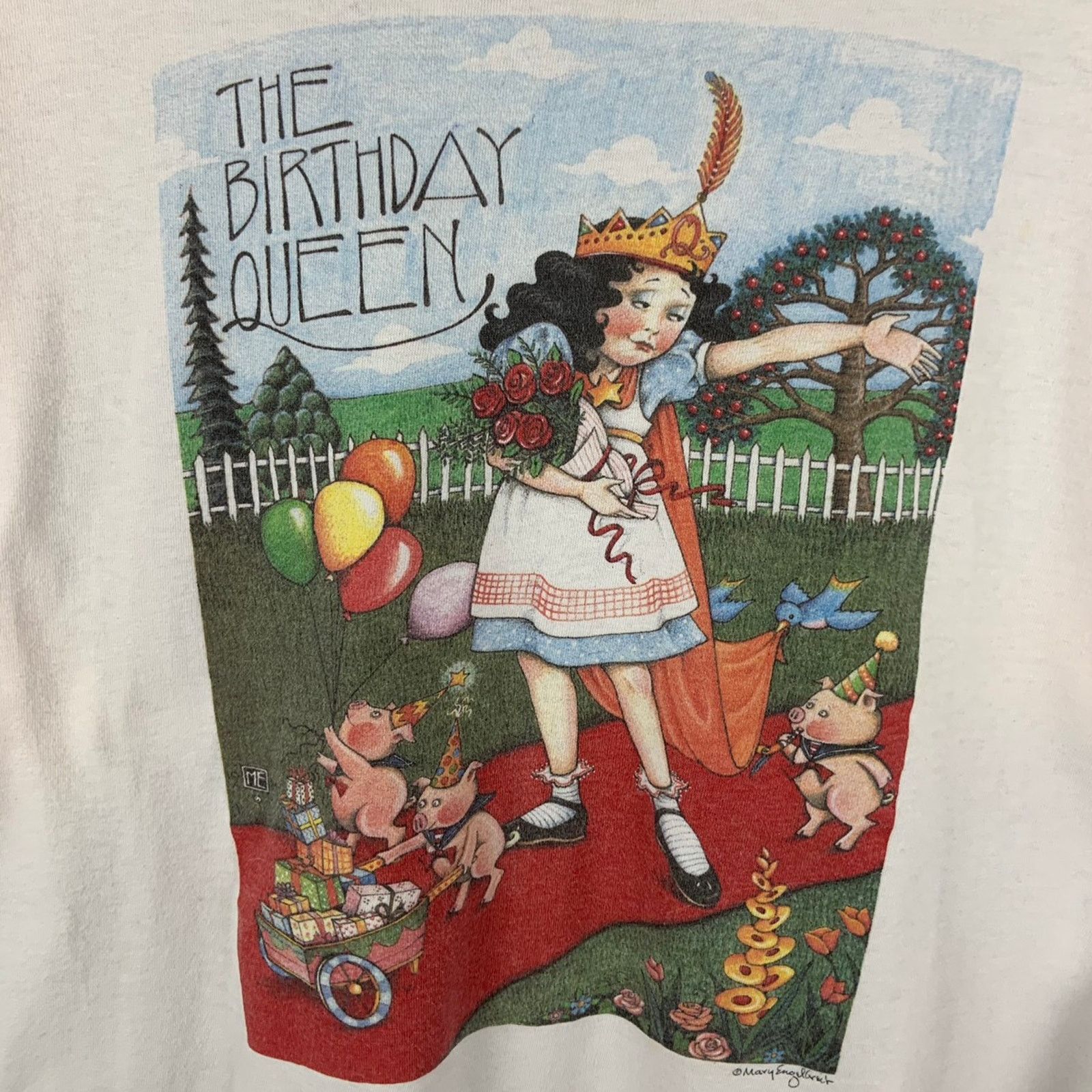 Vintage Vintage The Birthday Queen Tee Size US XXL / EU 58 / 5 - 3 Thumbnail
